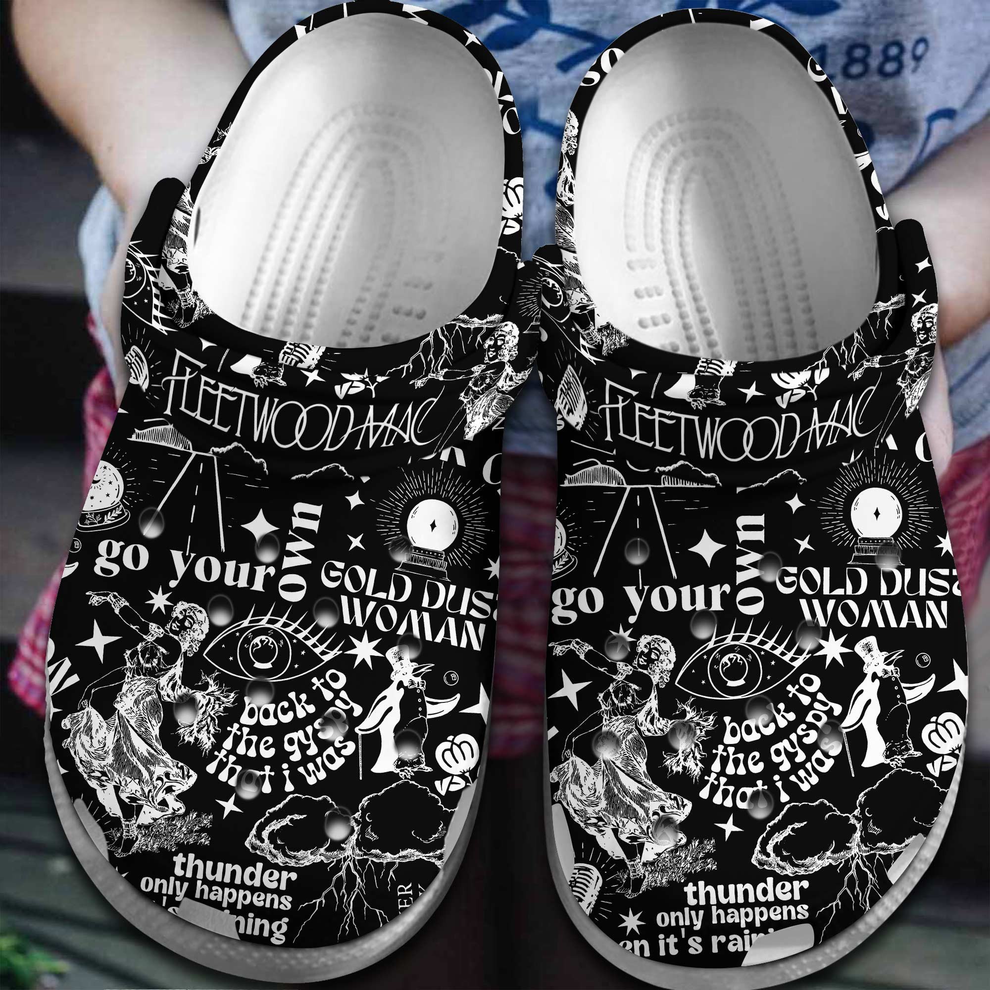 Bob Marley Music Crocs Crocband Clogs Shoes - GNL1463497