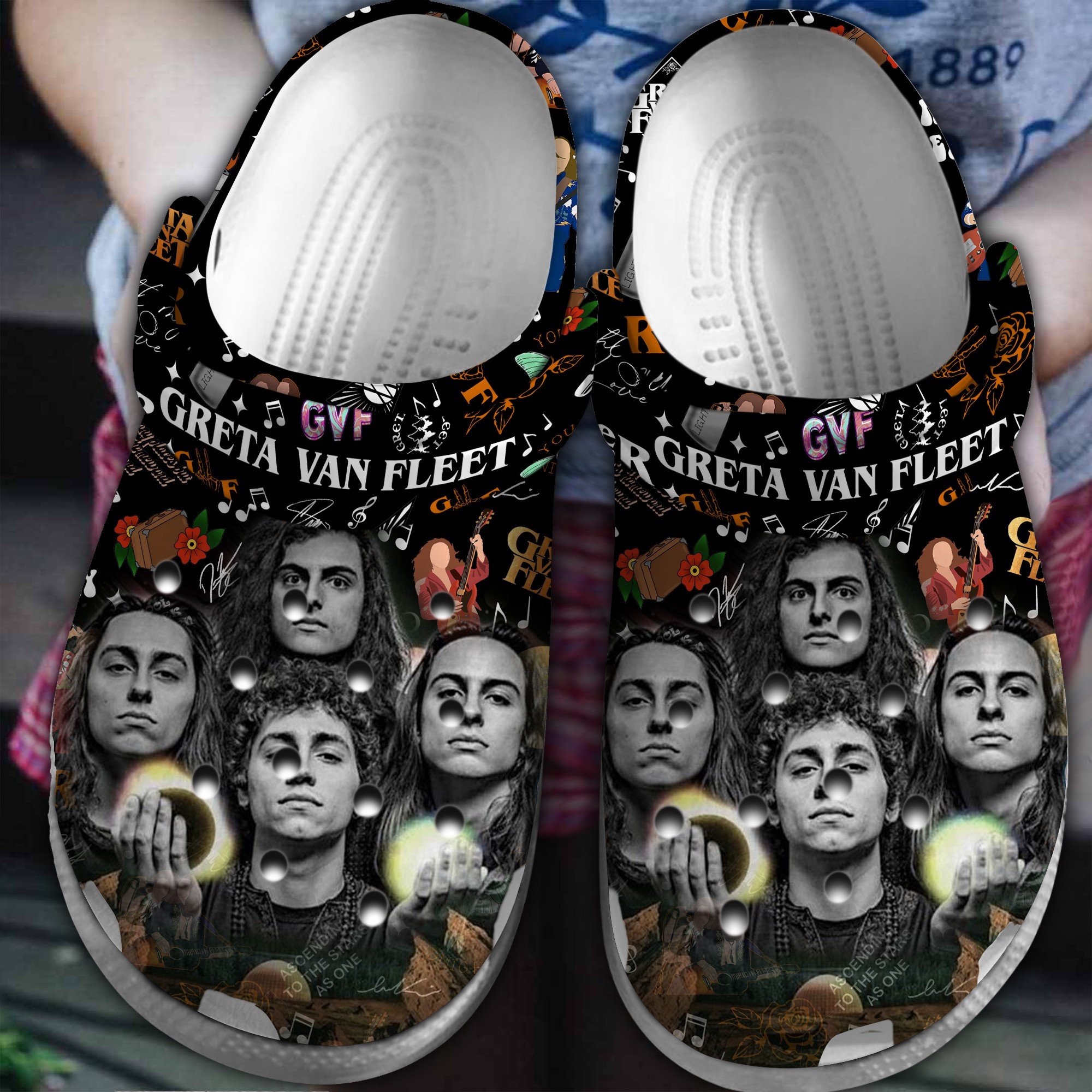 Parker McCollum Music Crocs Crocband Clogs Shoes - GNL1463584