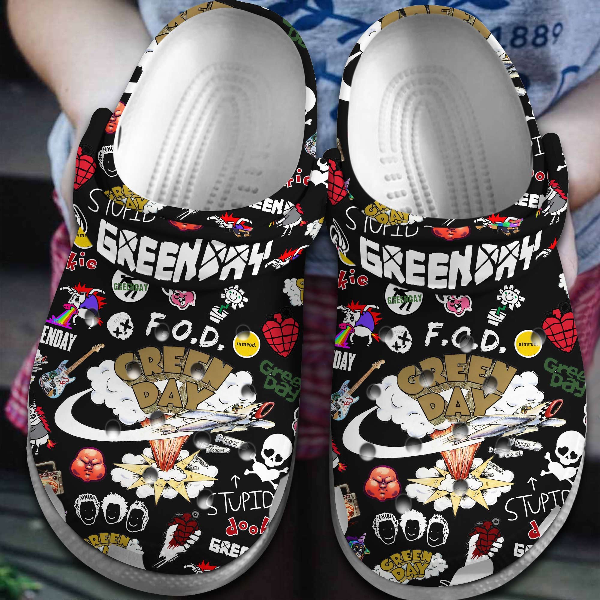 Wu Tang Clan Music Crocs Crocband Clogs Shoes - GNL1463560