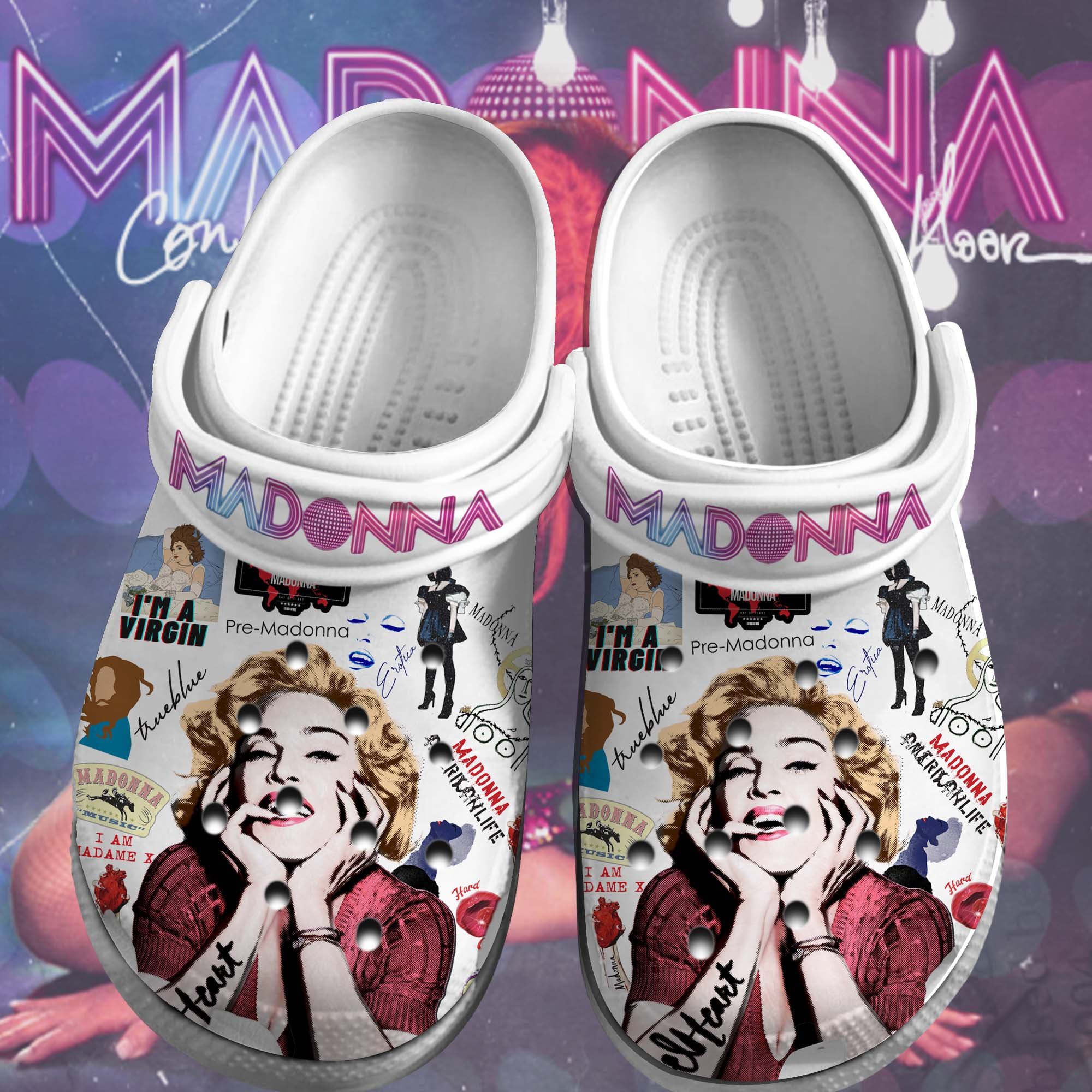 Reba McEntire Music Crocs Crocband Clogs Shoes - GNL1463551
