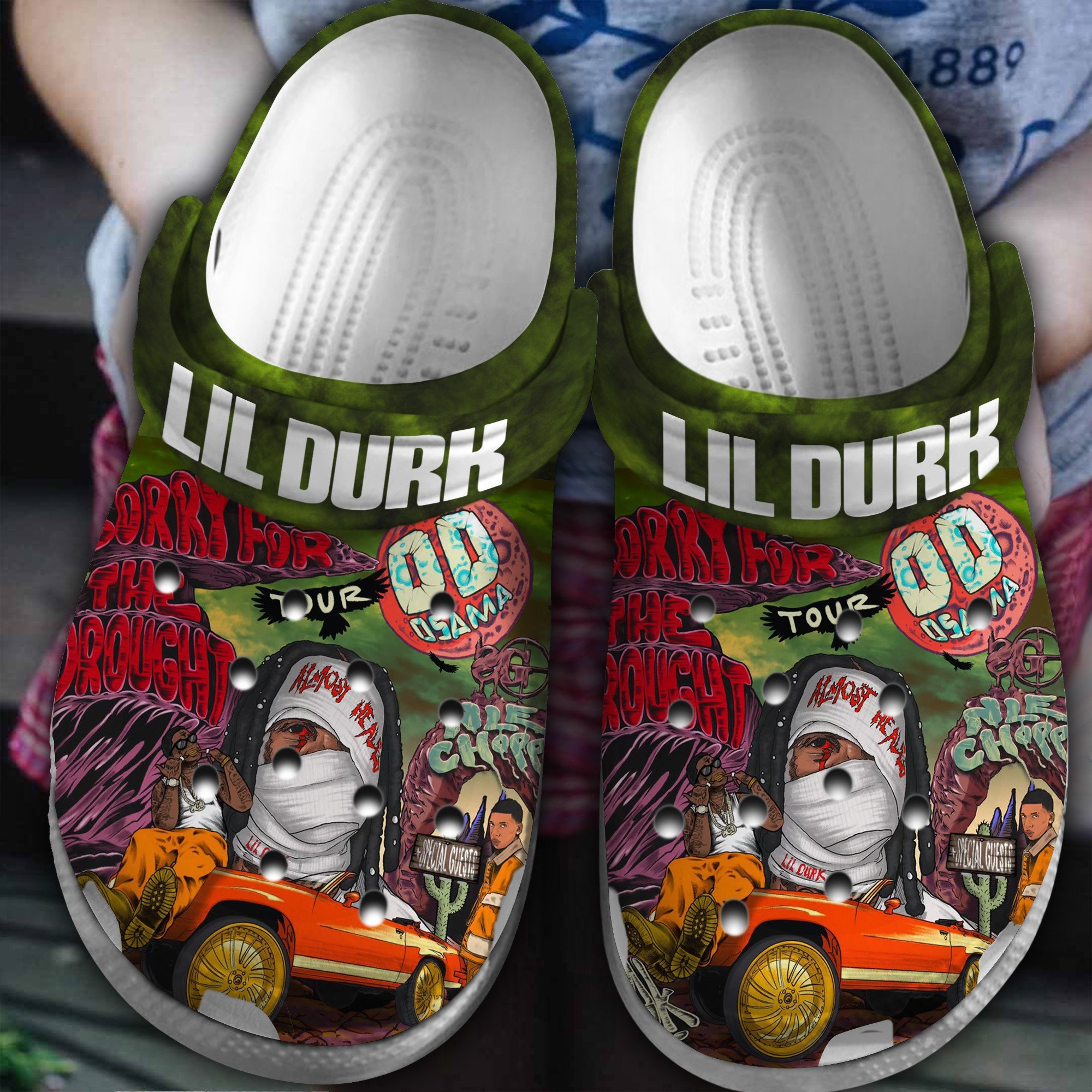 Jimmy Buffett Music Crocs Crocband Clogs Shoes - GNL1463634