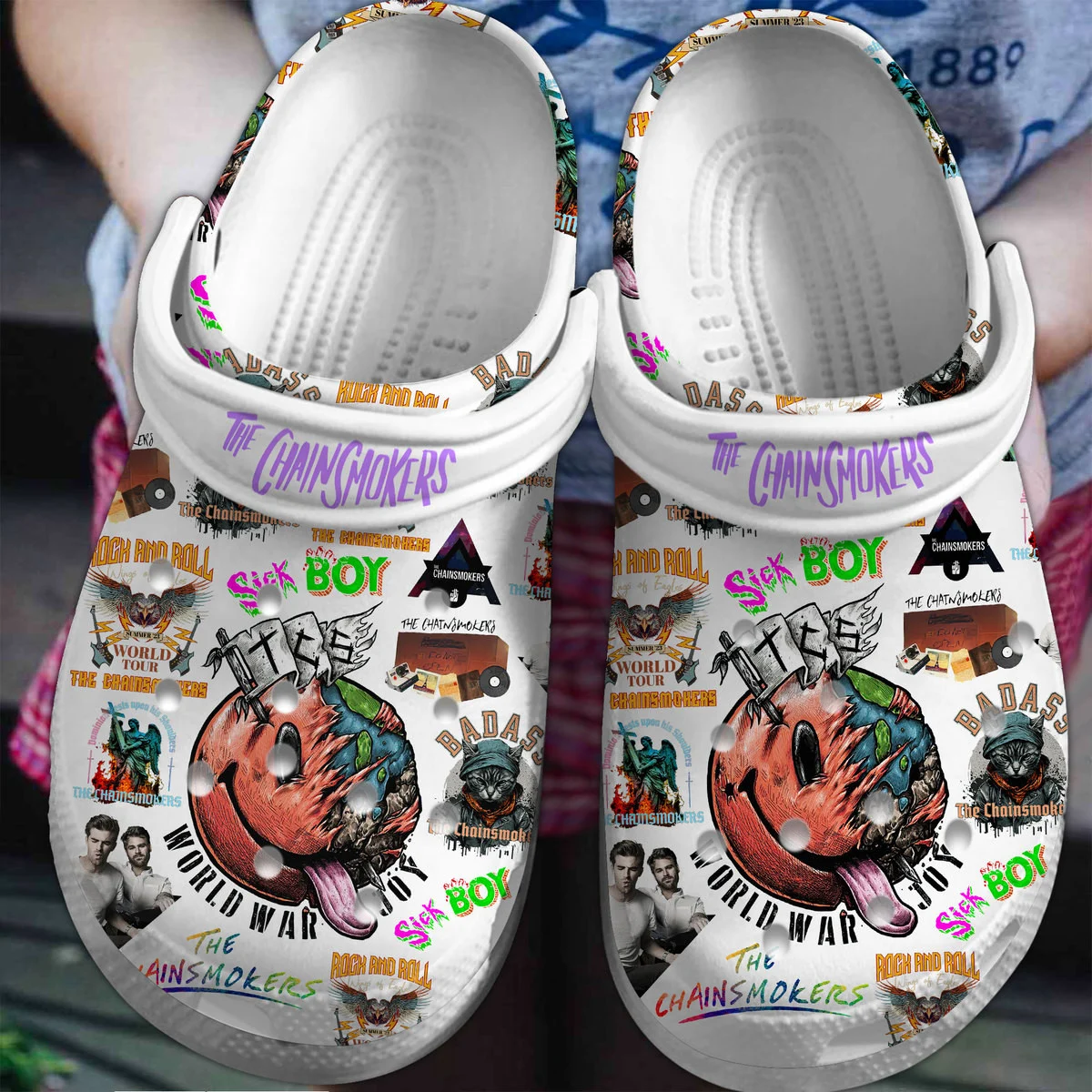 David Bowie Music Crocs Crocband Clogs Shoes - GNL1463655