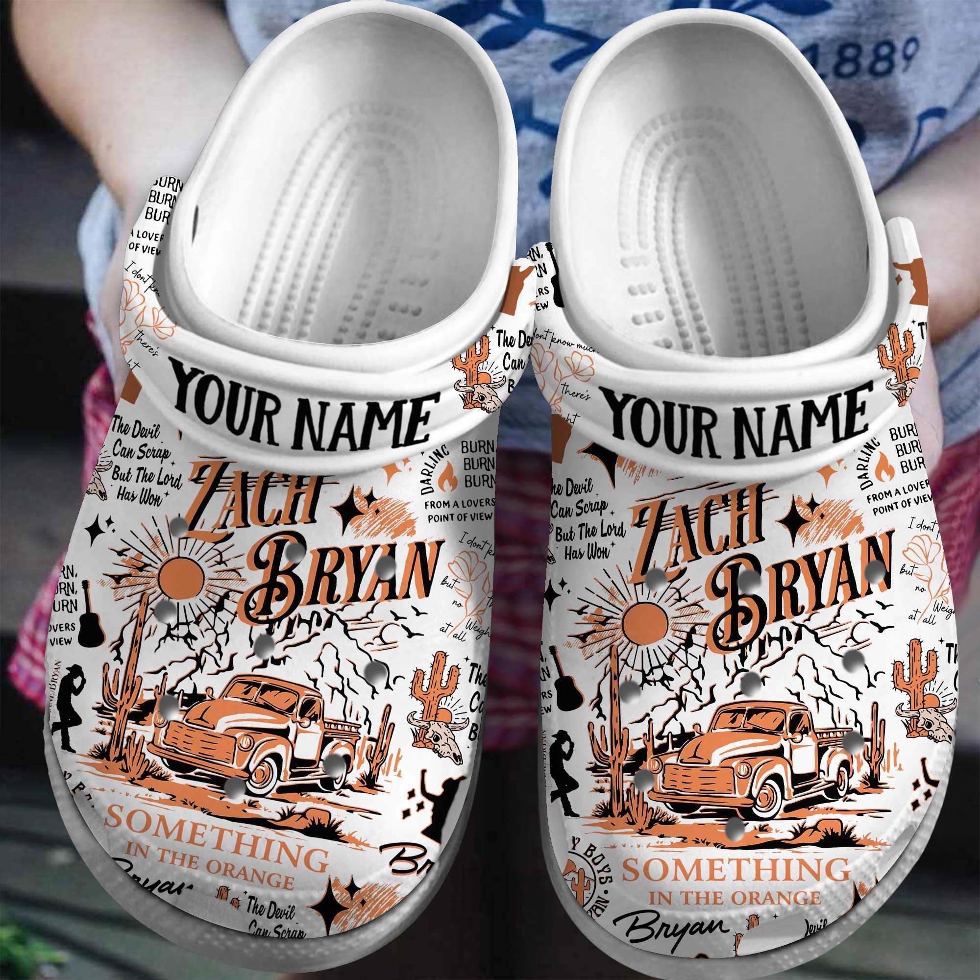 Fleetwood Mac Music Crocs Crocband Clogs Shoes - GNL1463663