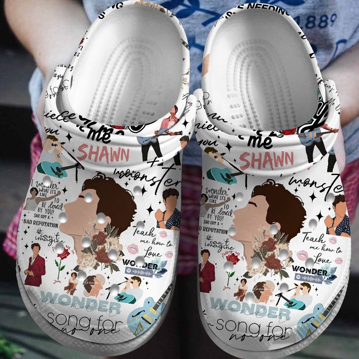 The Rolling Stones Music Crocs Crocband Clogs Shoes - GNL1463694