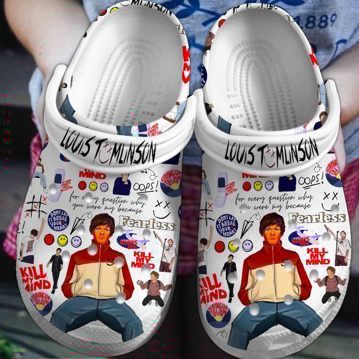 New Kids On The Block Music Crocs Crocband Clogs Shoes - GNL1463733