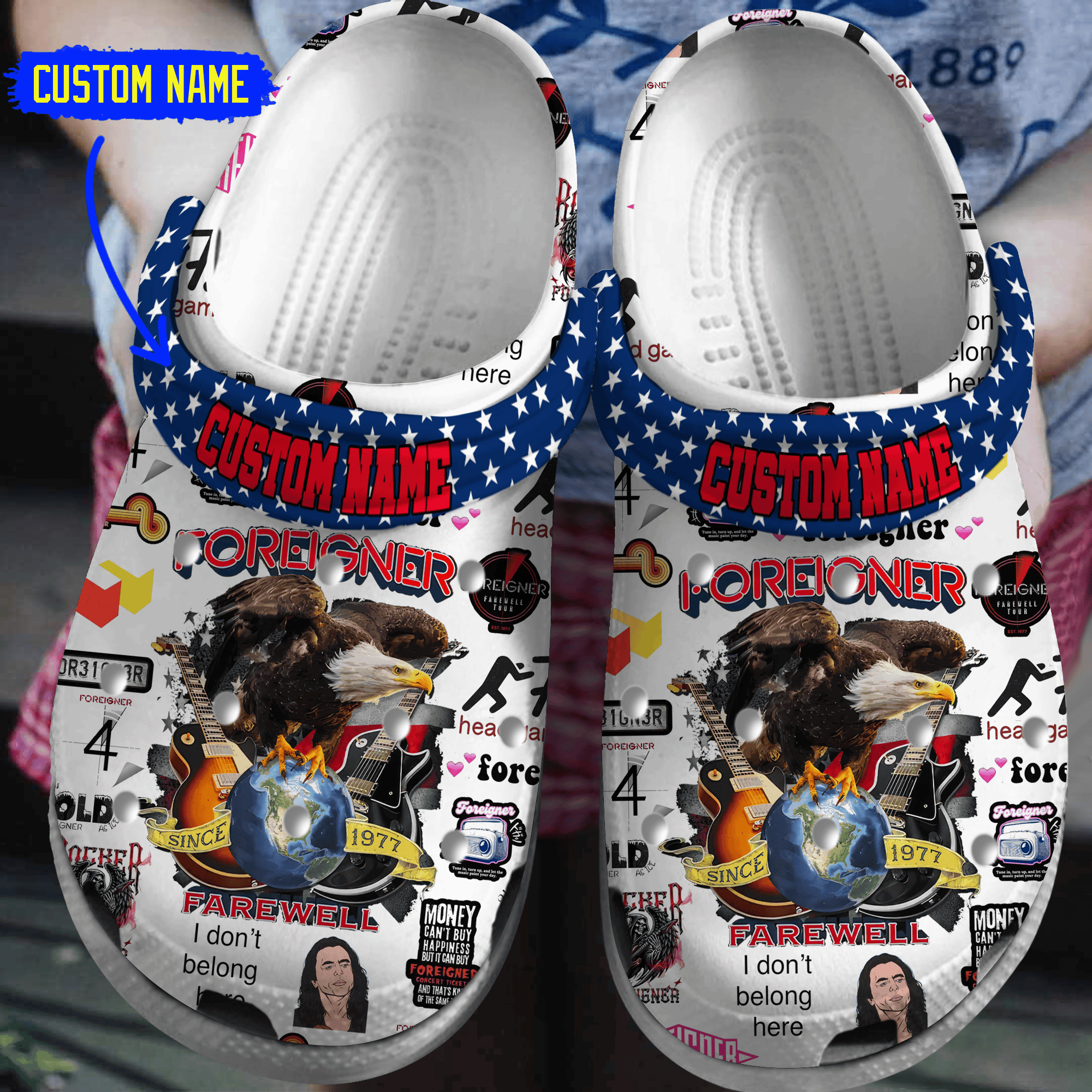 Taylor Swift Music Crocs Crocband Clogs Shoes - GNL1463785