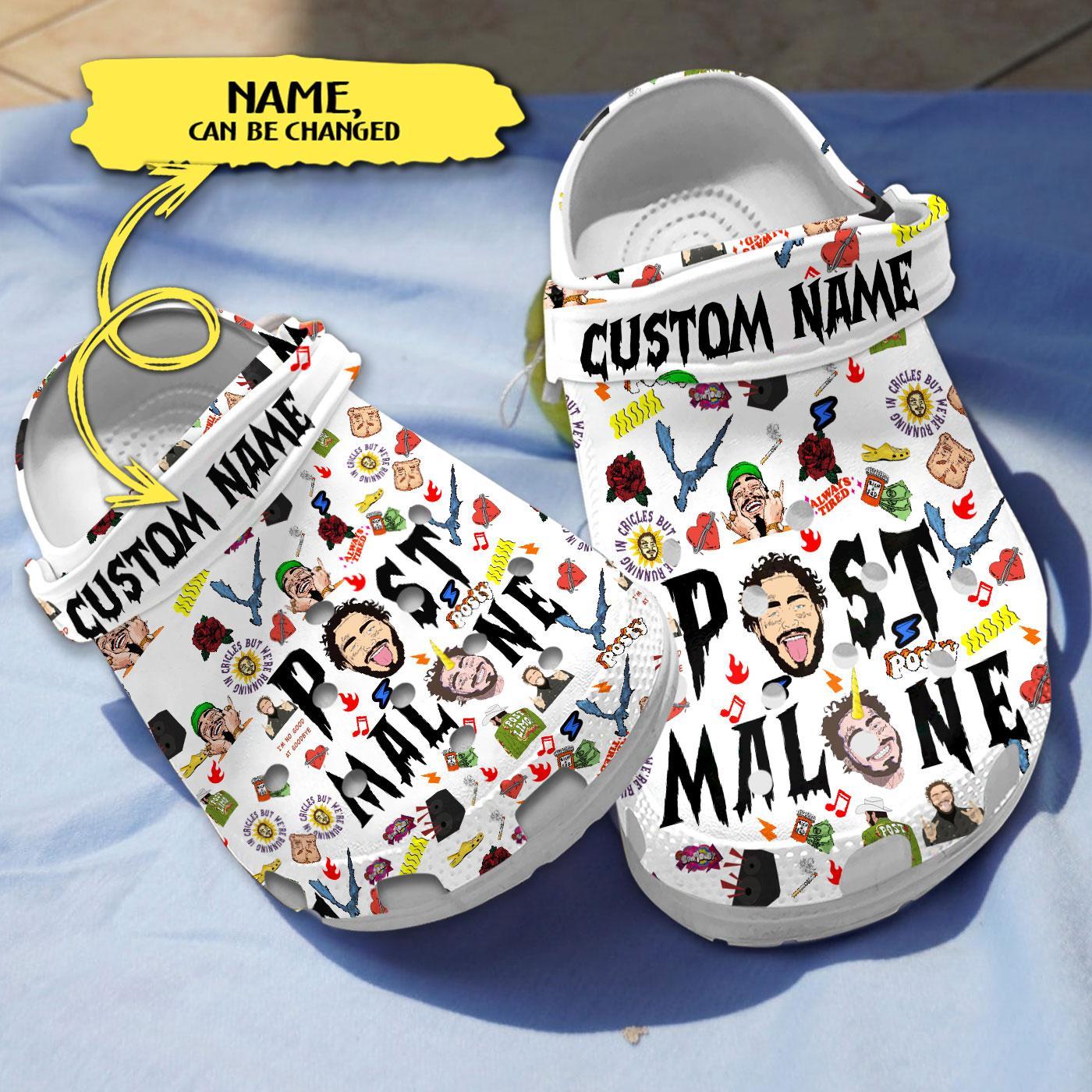 The Rolling Stones Music Crocs Crocband Clogs Shoes - GNL1463821