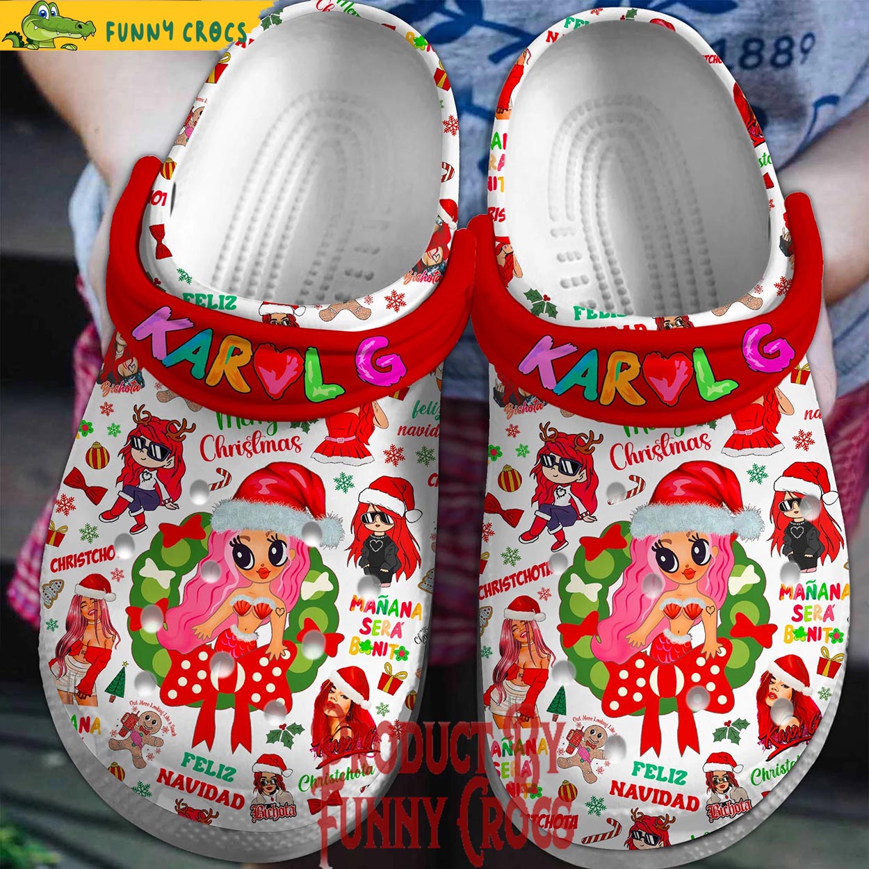 Chris Brown Music Crocs Crocband Clogs Shoes - GNL1463845