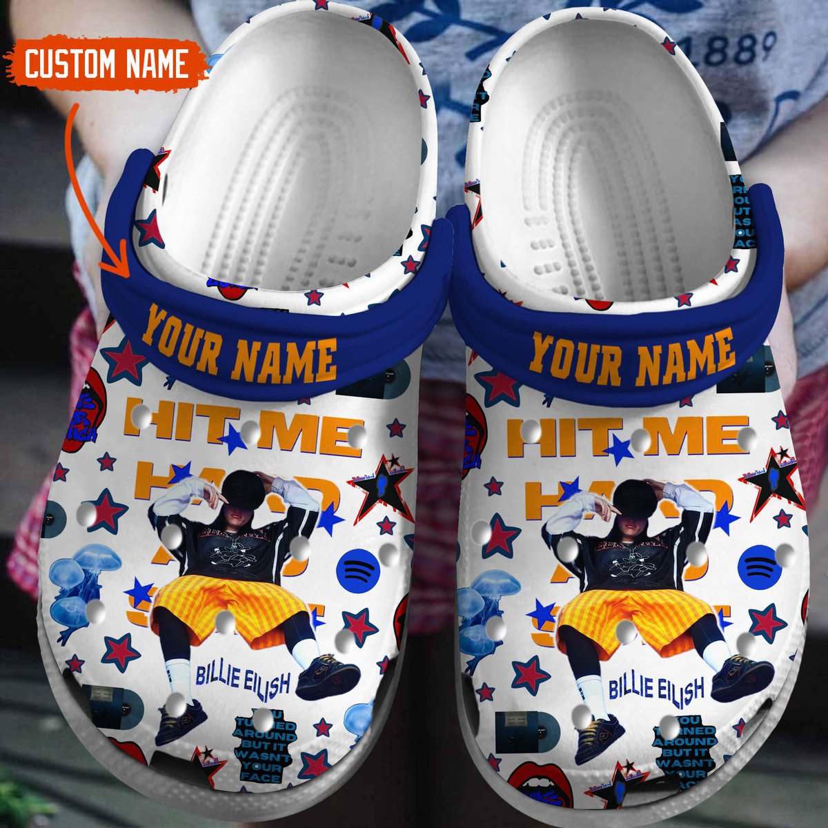 Luke Combs Music Crocs Crocband Clogs Shoes - GNL1463899