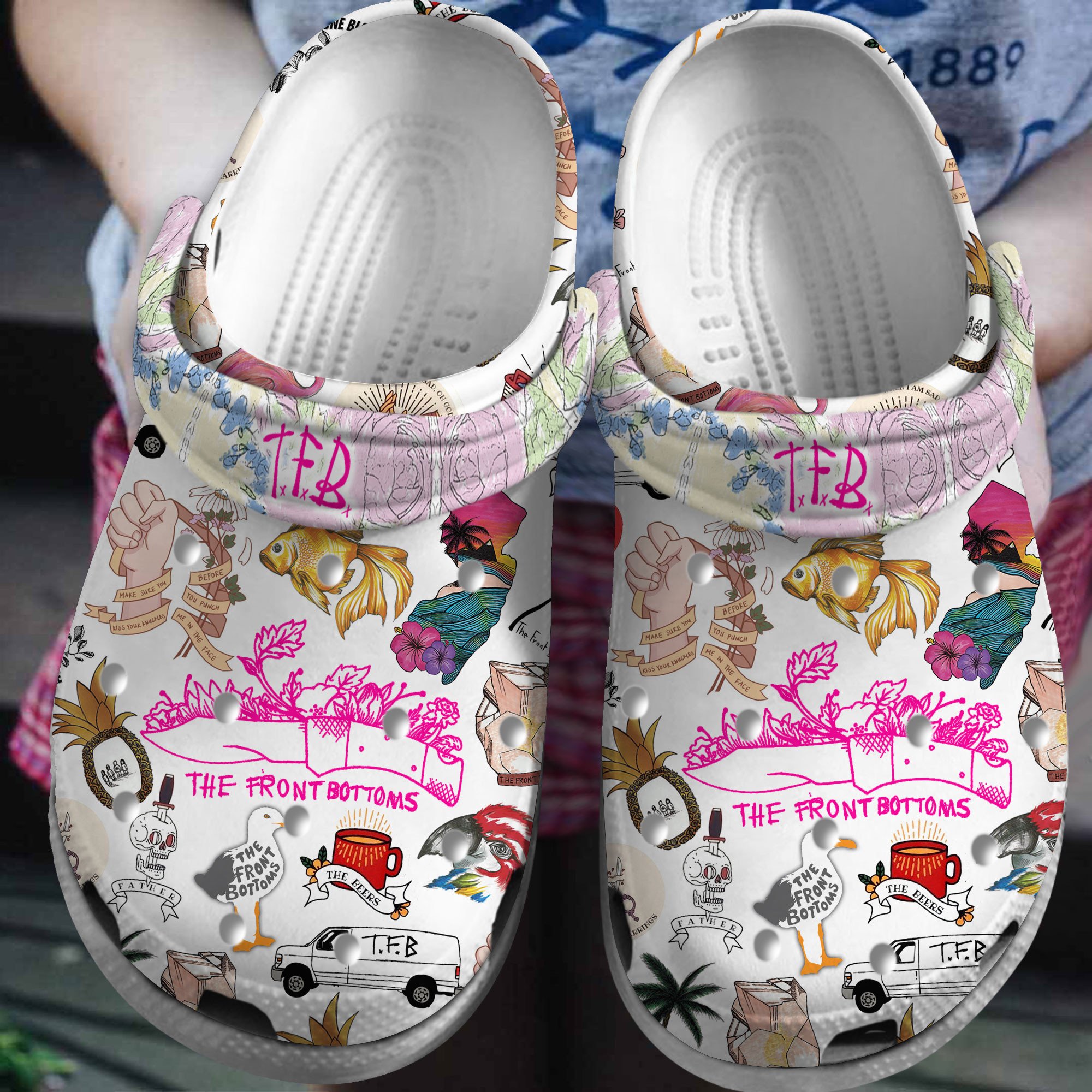 Wu Tang Clan Music Crocs Crocband Clogs Shoes - GNL1463956
