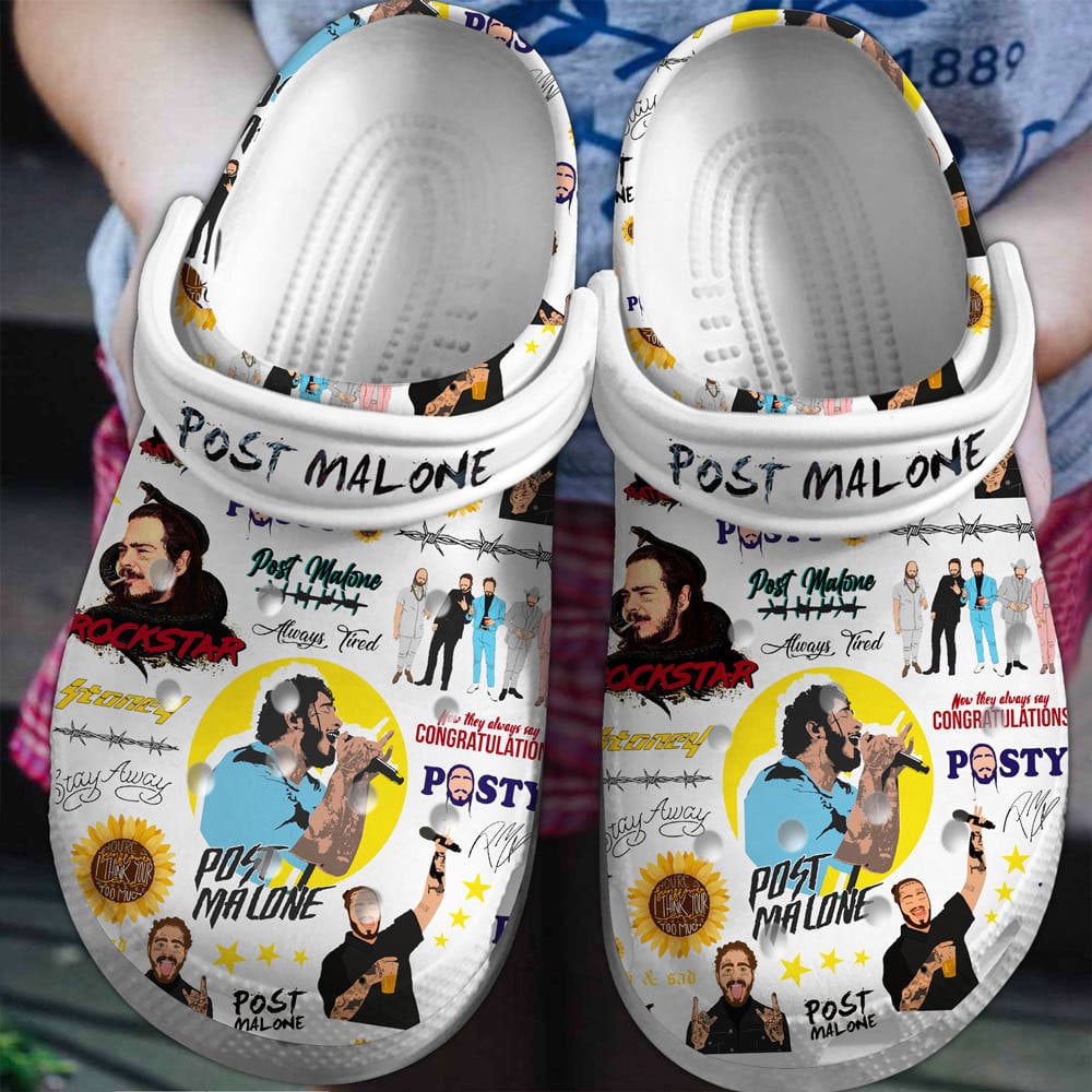 Bob Marley Music Crocs Crocband Clogs Shoes - GNL1463967