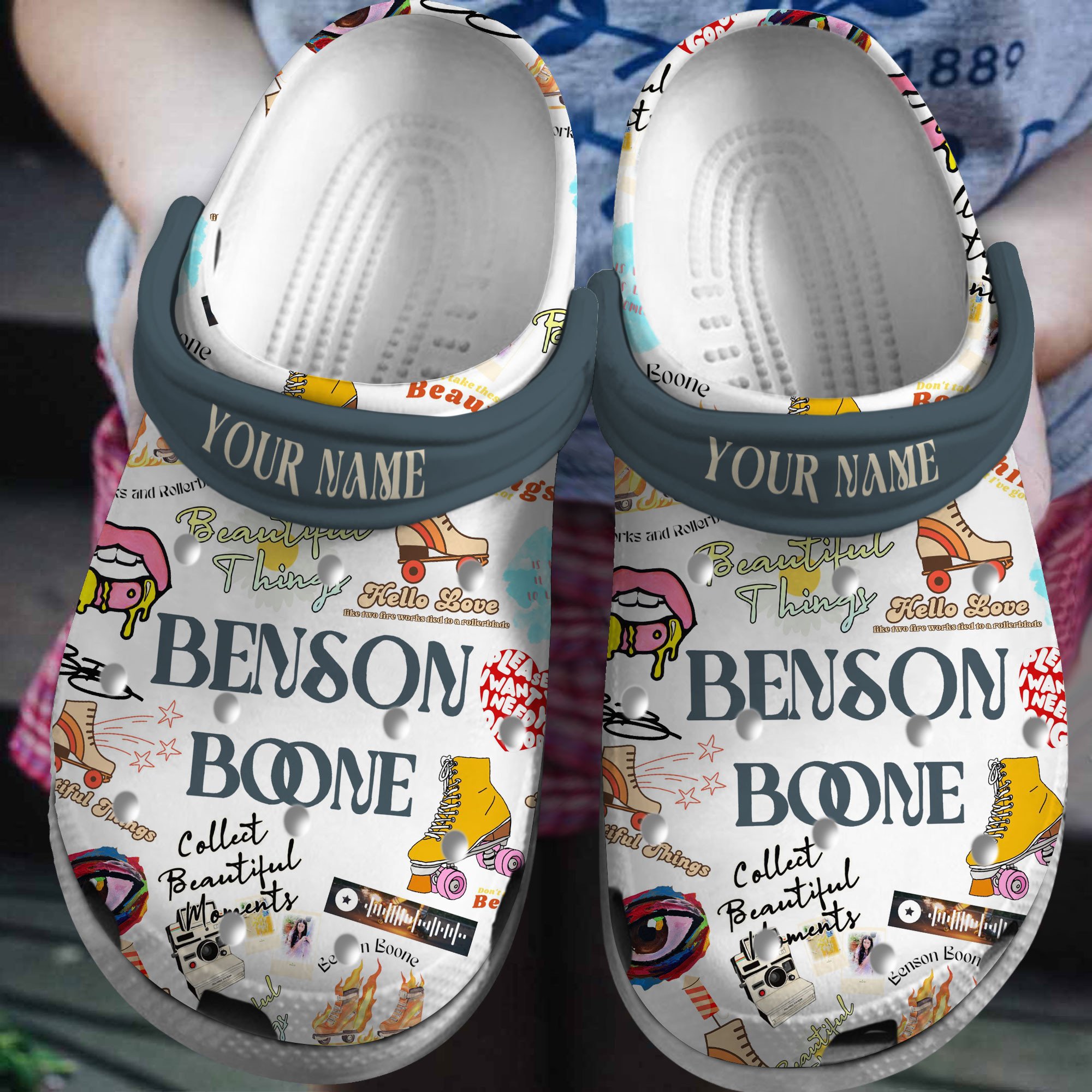 The Neighbourhood Music Crocs Crocband Clogs Shoes - GNL1463999