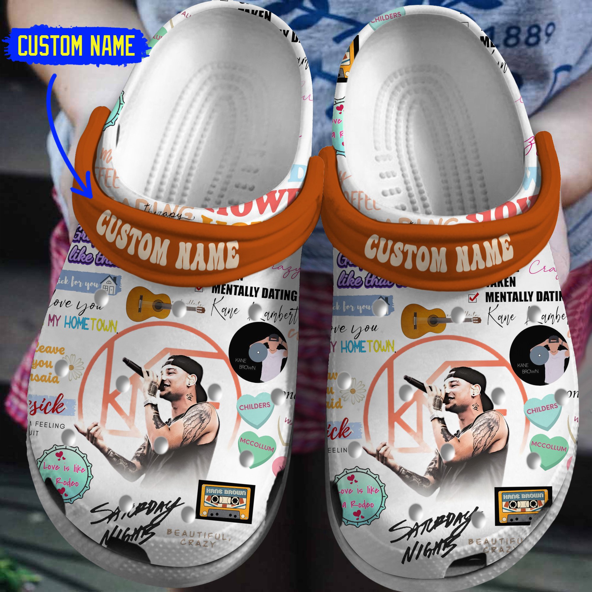 Louis Tomlinson Music Crocs Crocband Clogs Shoes - GNL1463979