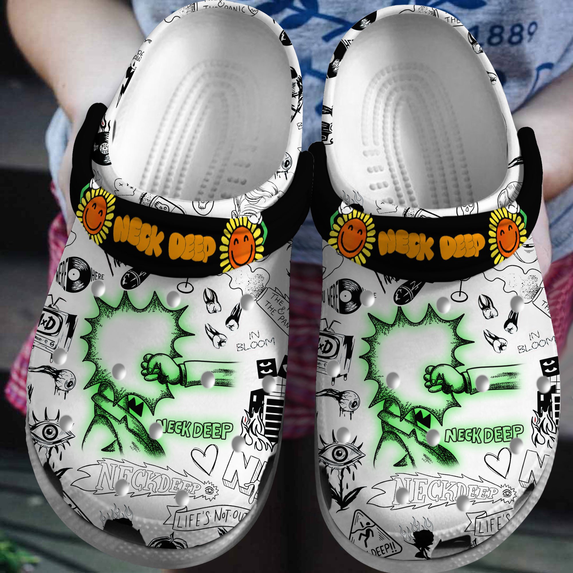 The Movement Music Crocs Crocband Clogs Shoes - GNL1464003