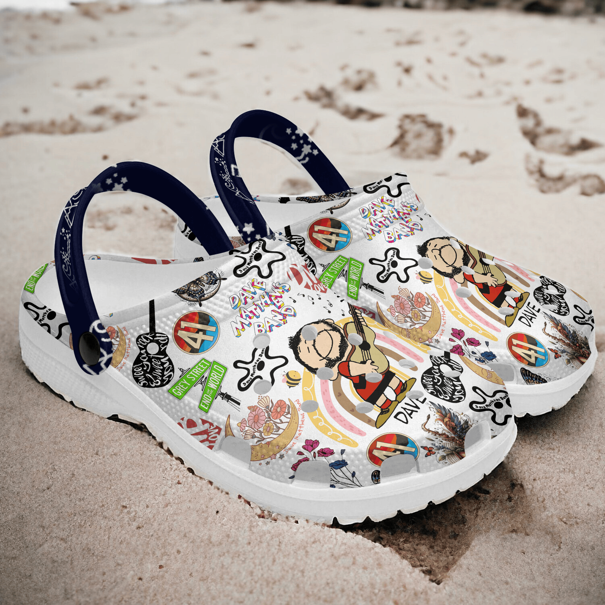 Bon Jovi Music Crocs Crocband Clogs Shoes - GNL1463984