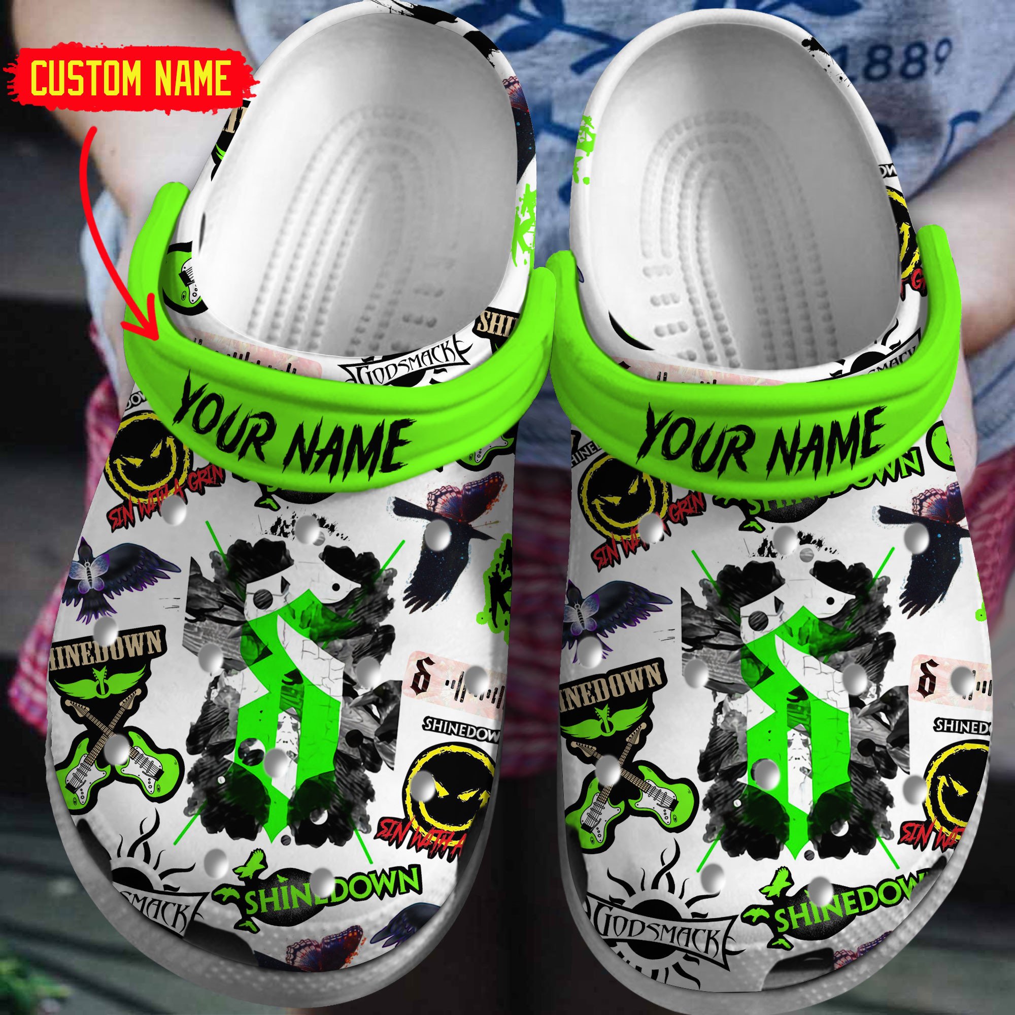Keyshia Cole Music Crocs Crocband Clogs Shoes - GNL1464020