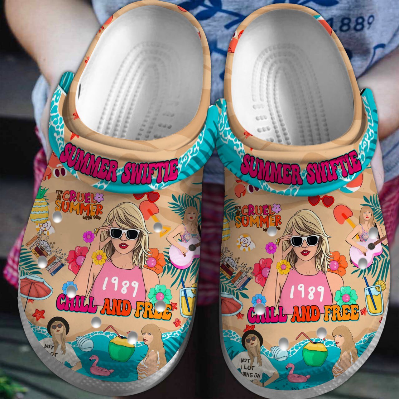 Beabadoobee Music Crocs Crocband Clogs Shoes - GNL1464099