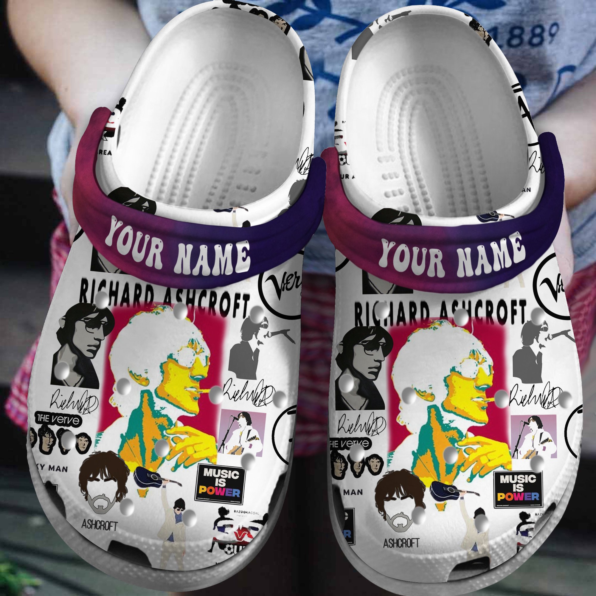 AC/DC Music Crocs Crocband Clogs Shoes - GNL1464088