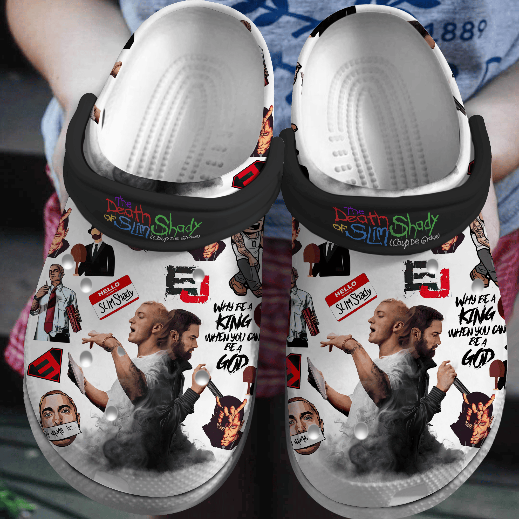 David Bowie Music Crocs Crocband Clogs Shoes - GNL1464091
