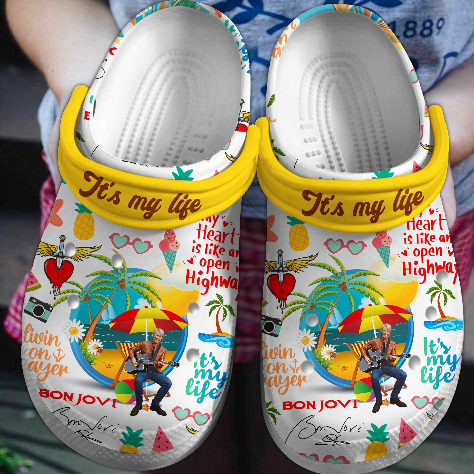 Dua Lipa Music Crocs Crocband Clogs Shoes - GNL1464096