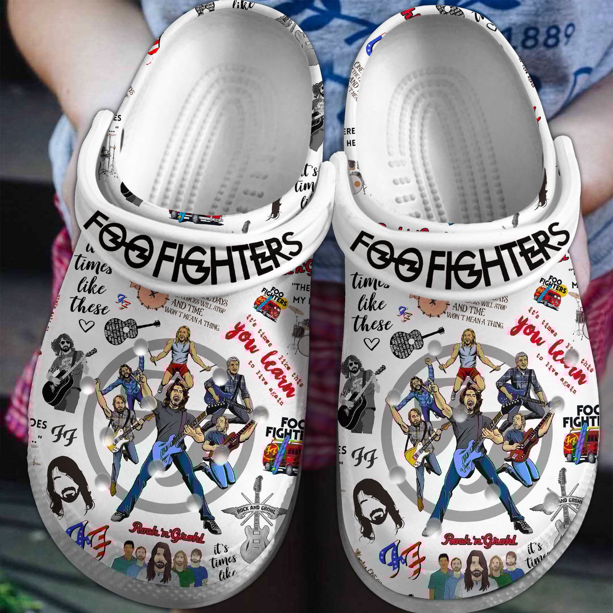 Dave Matthews Band Music Crocs Crocband Clogs Shoes - GNL1464146