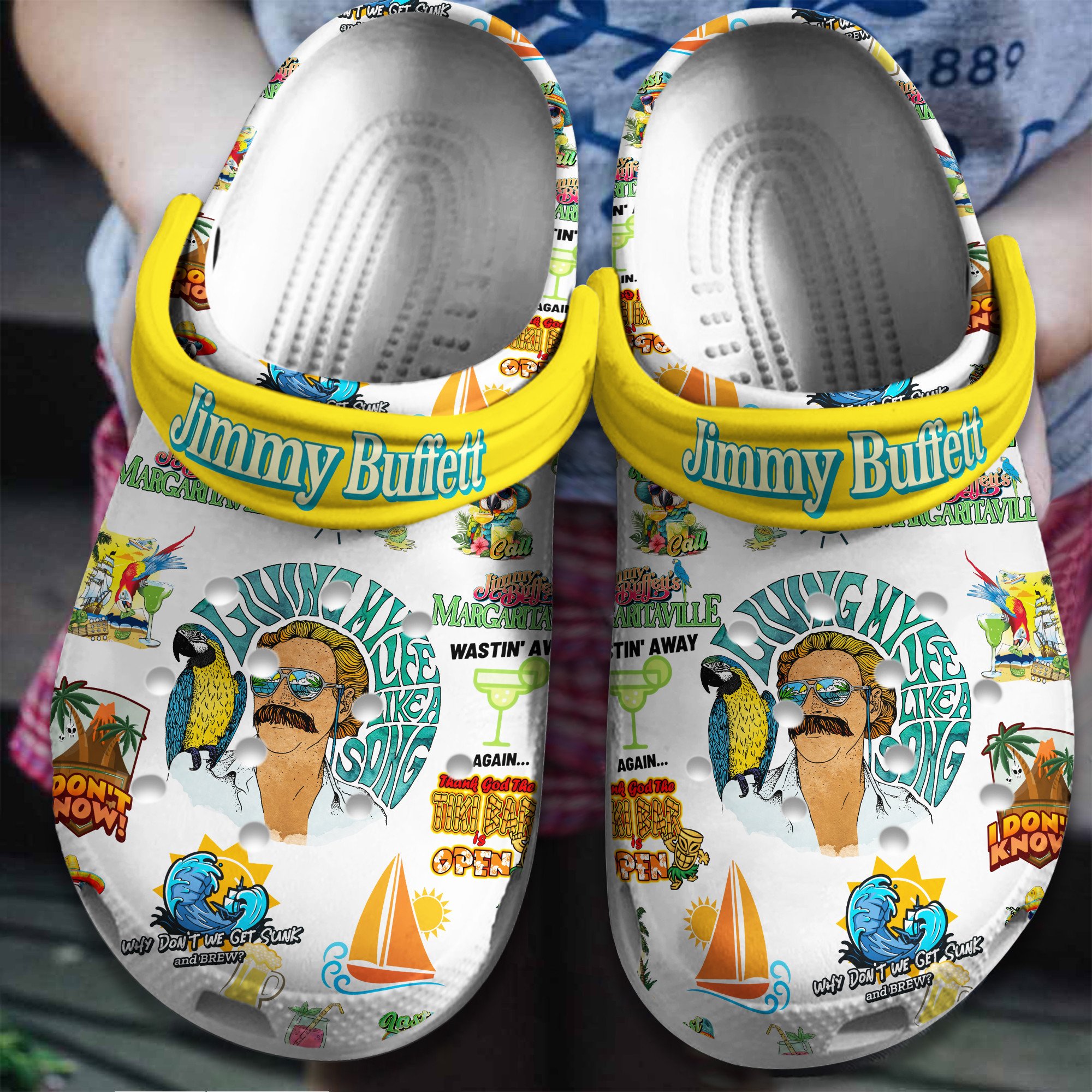 Dave Matthews Band MusicCrocs Crocband Clogs Shoes - GNL1464110