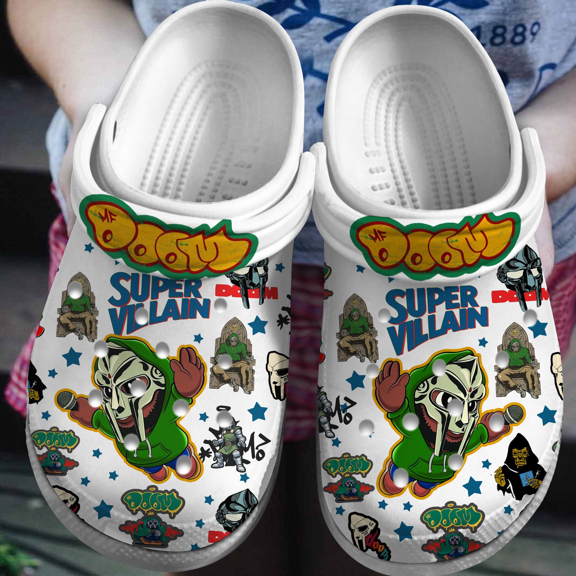 MF DOOM Music Crocs Crocband Clogs Shoes - GNL1464273