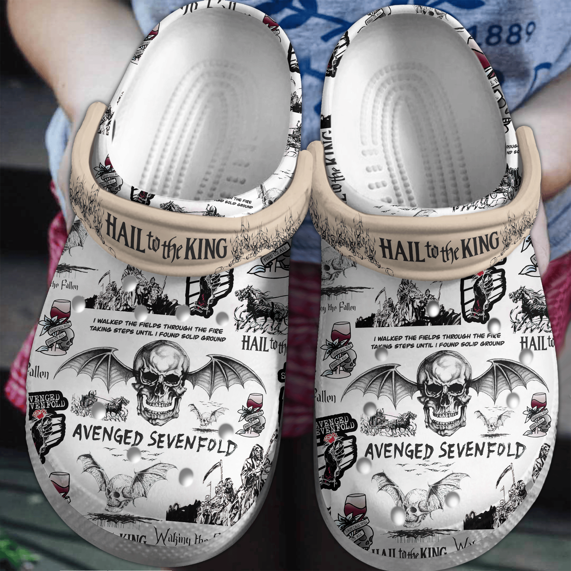 Flogging Molly Music Crocs Crocband Clogs Shoes - GNL1464281
