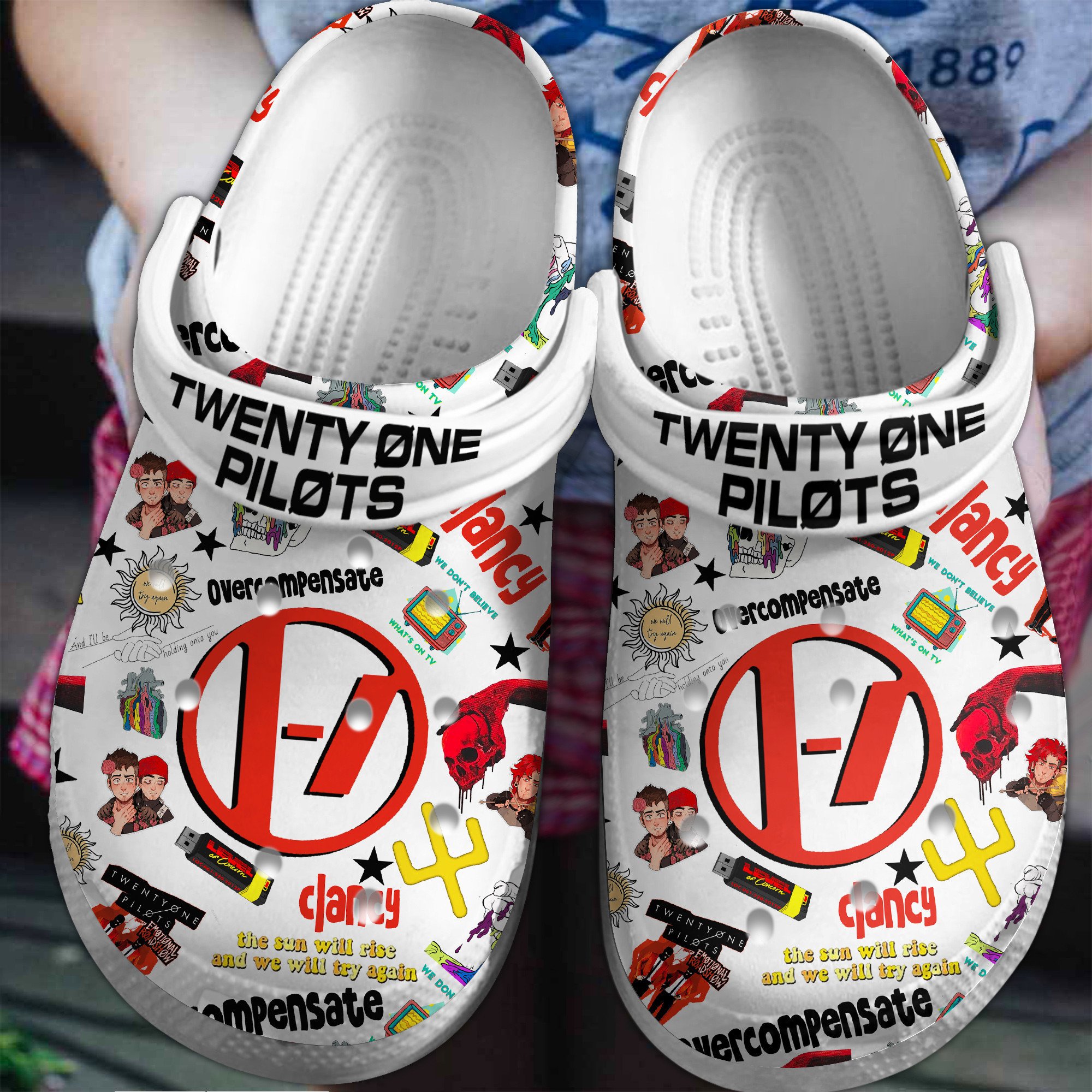 Chris Brown Music Crocs Crocband Clogs Shoes - GNL1464341