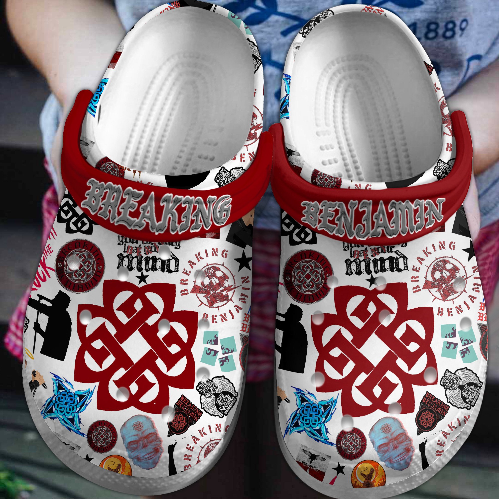 The 1975 Music Crocs Crocband Clogs Shoes - GNL1464372