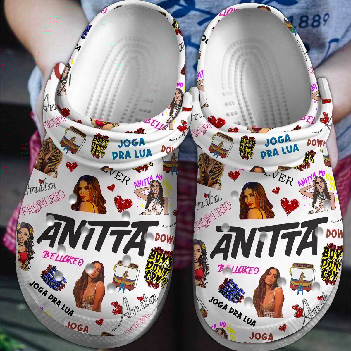 Bad Bunny Music Crocs Crocband Clogs Shoes - GNL1464362