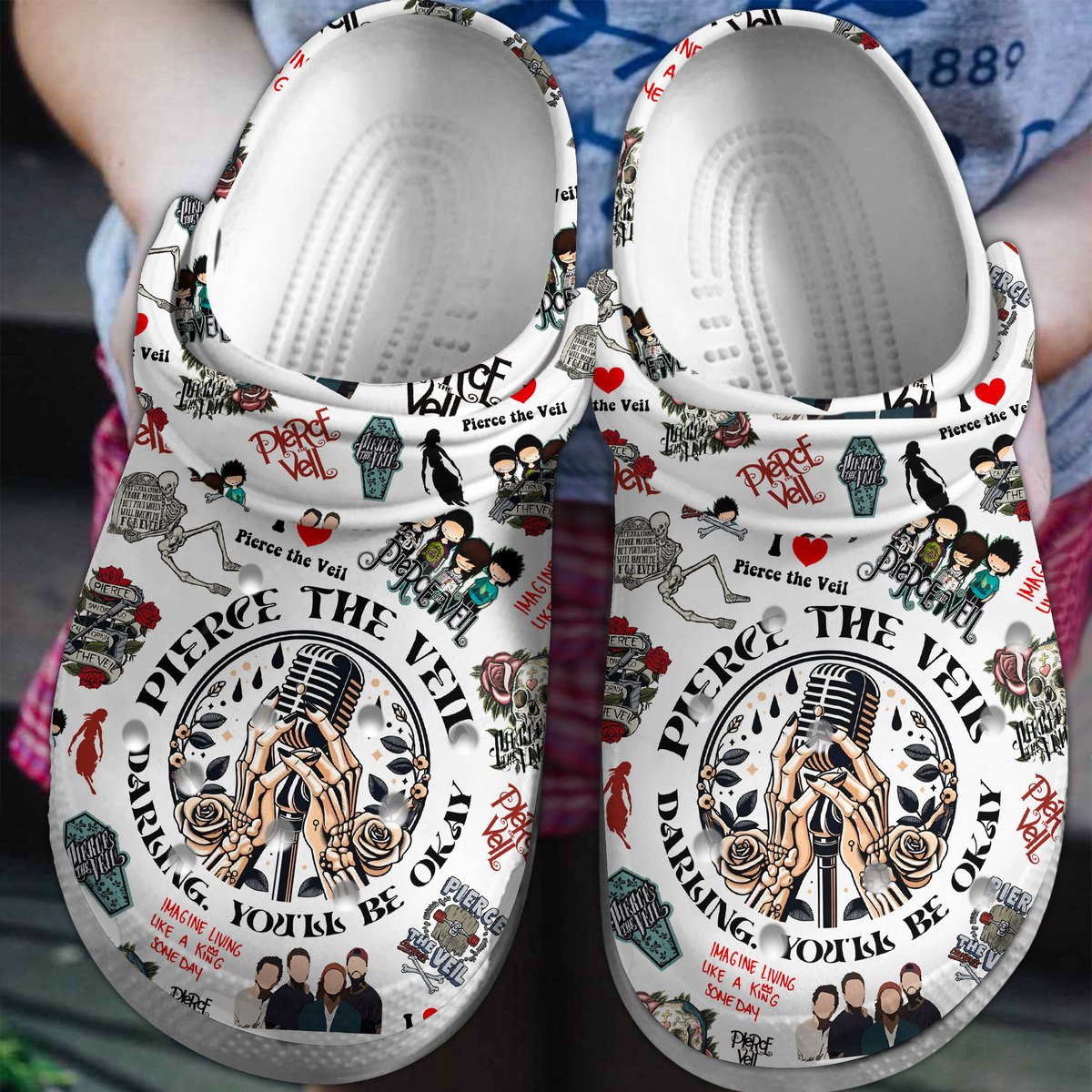 Avenged Sevenfold Music Crocs Crocband Clogs Shoes - GNL1464360