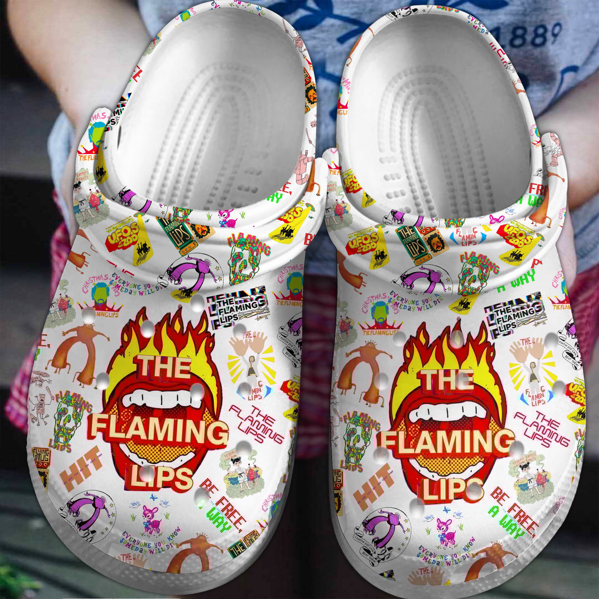 Aerosmith Music Crocs Crocband Clogs Shoes - GNL1464390