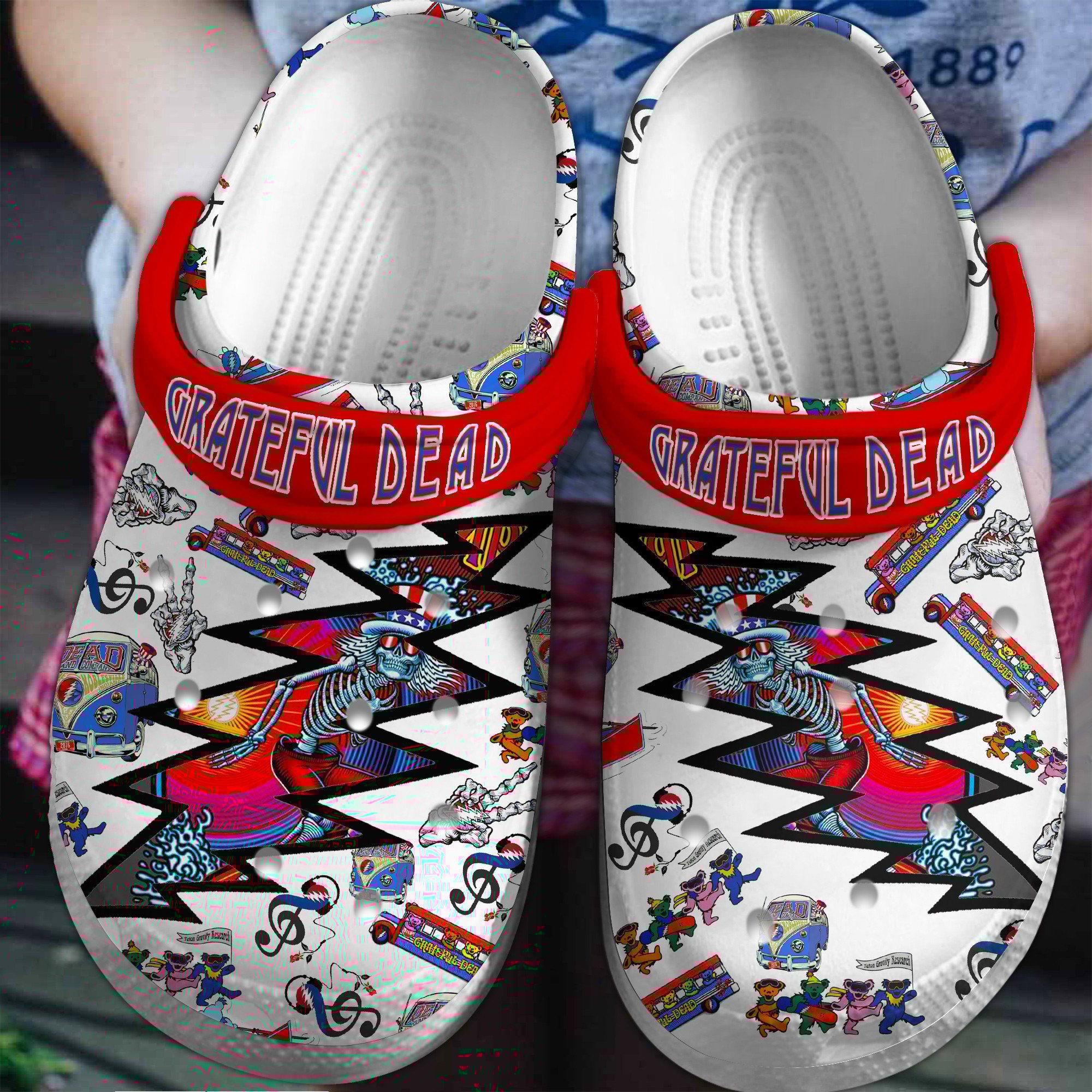 Kiss Music Crocs Crocband Clogs Shoes - GNL1464373