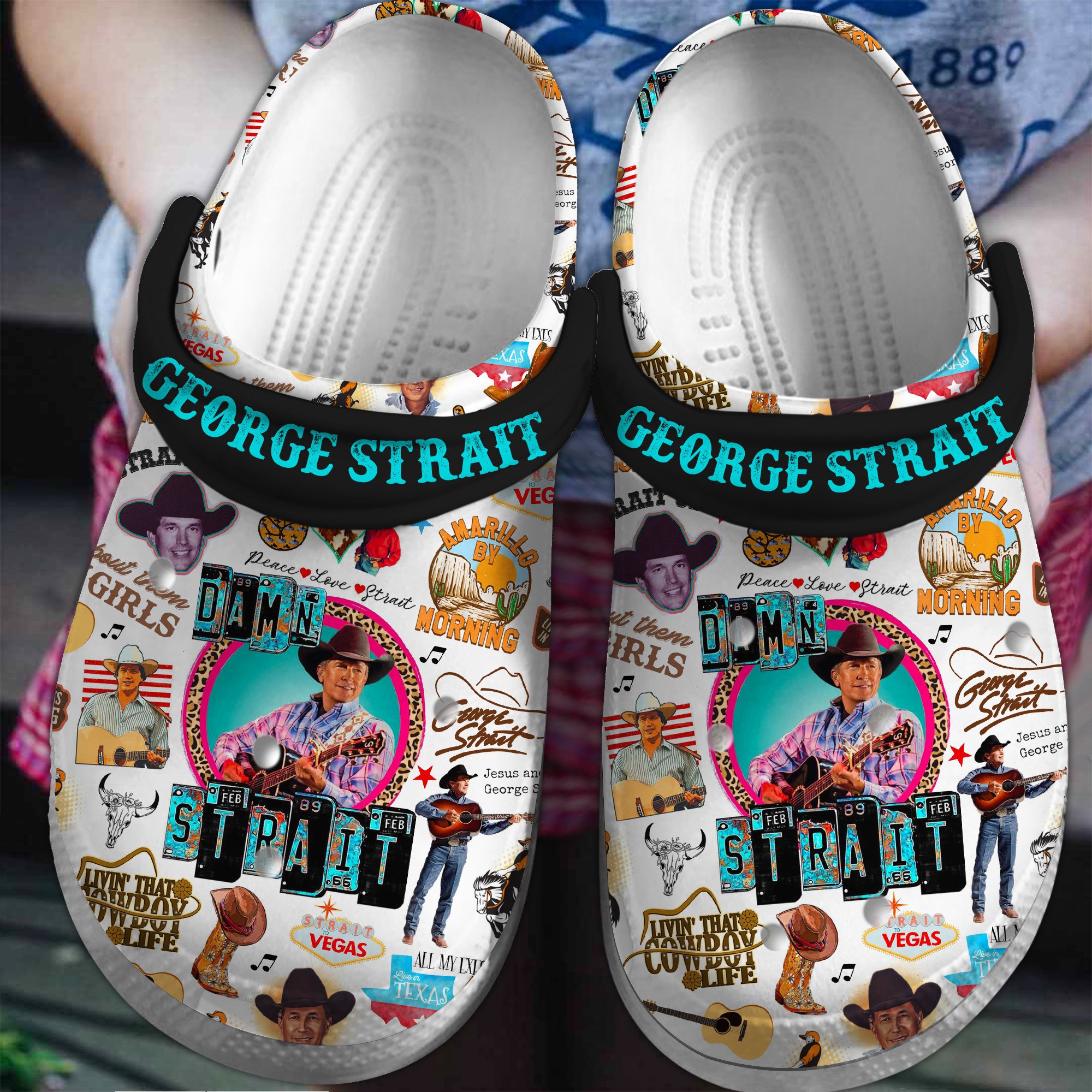 Zac Brown Band Music Crocs Crocband Clogs Shoes - GNL1464449