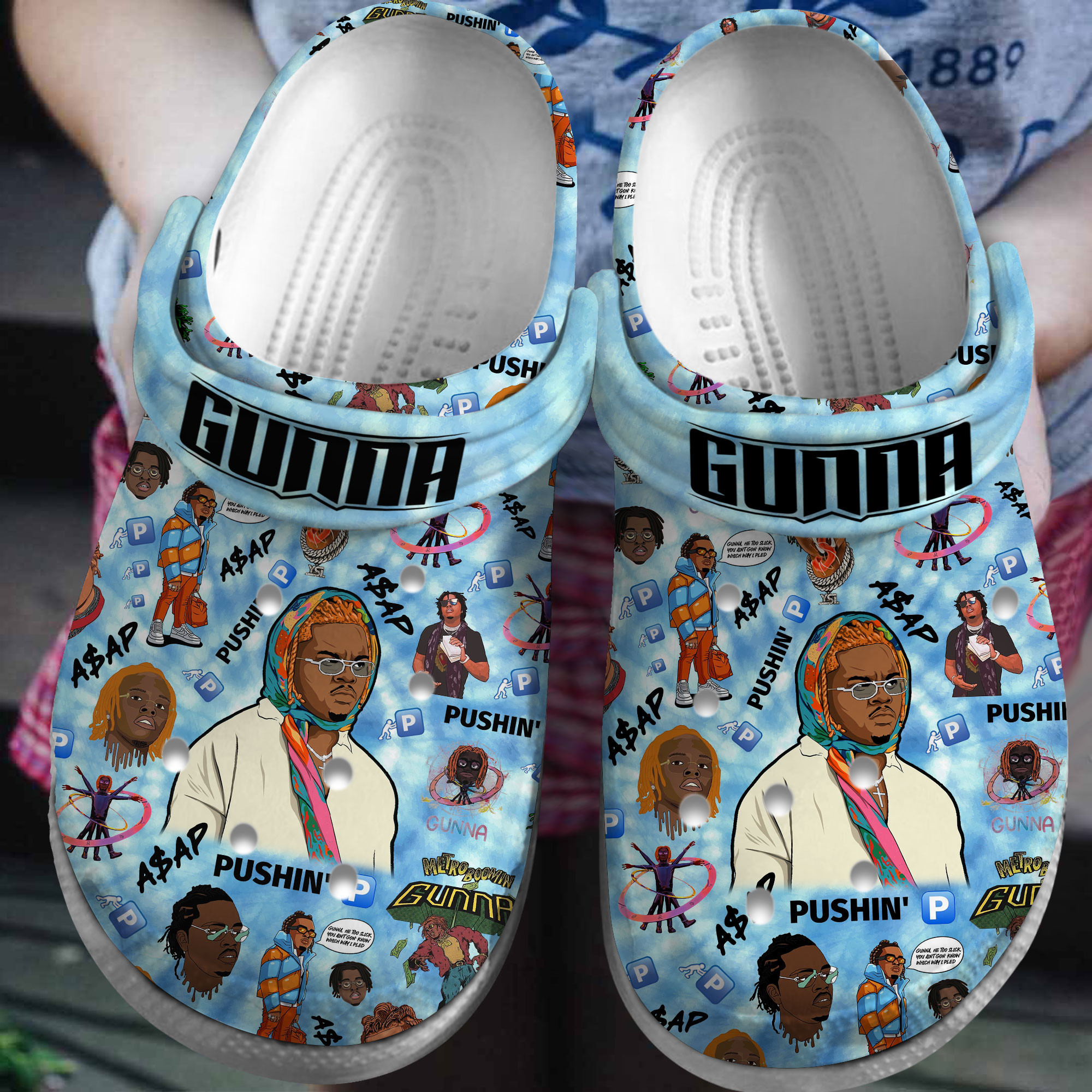 Aerosmith Music Crocs Crocband Clogs Shoes - GNL1464484