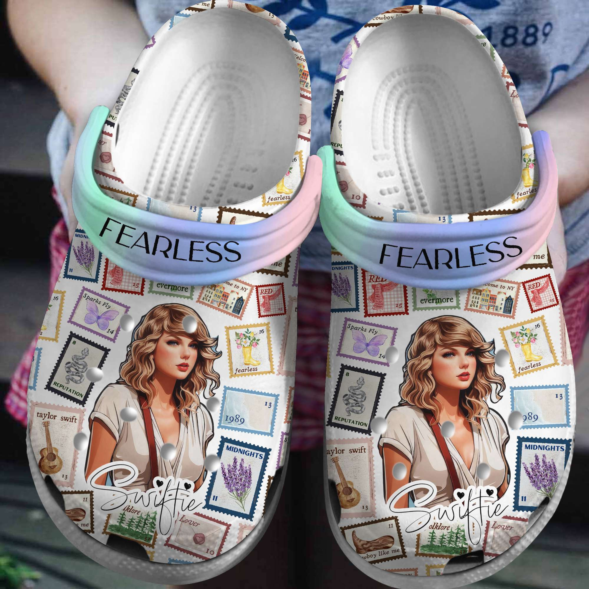 Shania Twain Music Crocs Crocband Clogs Shoes - GNL1464531