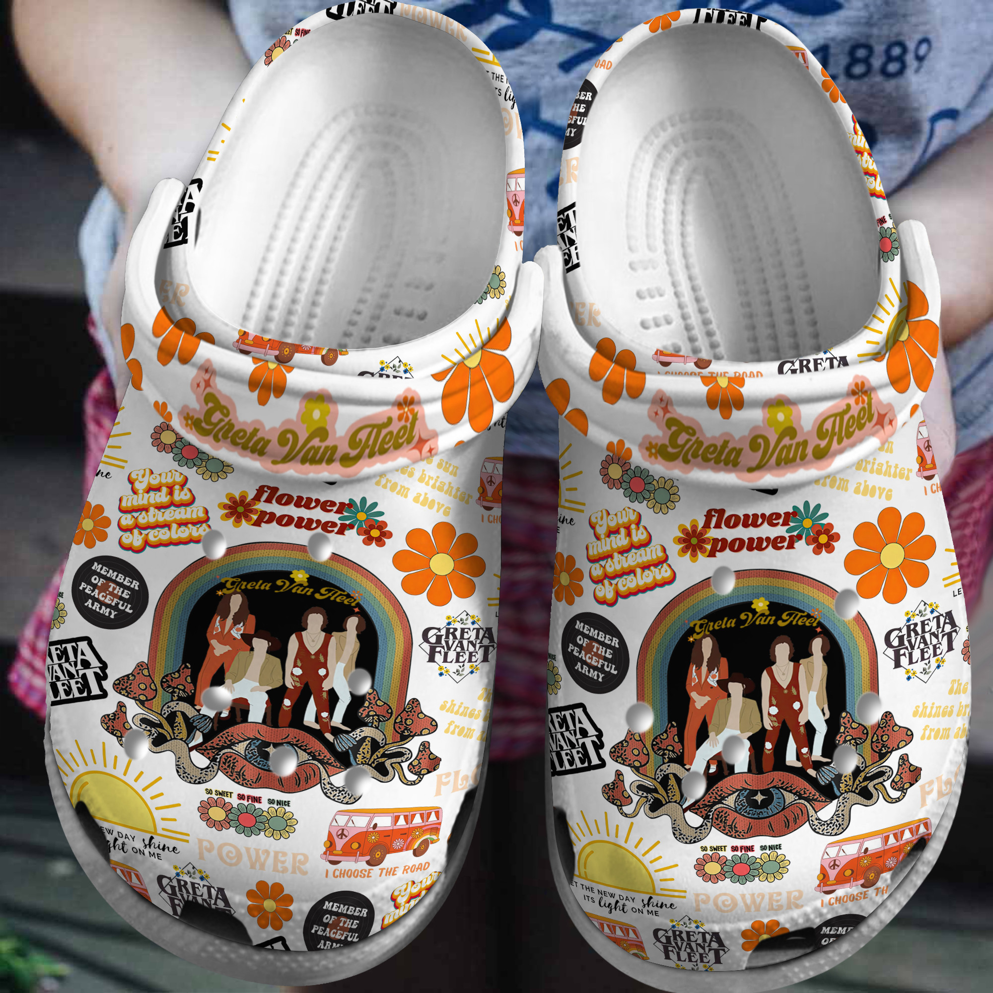 The Allman Brothers Band Music Crocs Crocband Clogs Shoes - GNL1464583