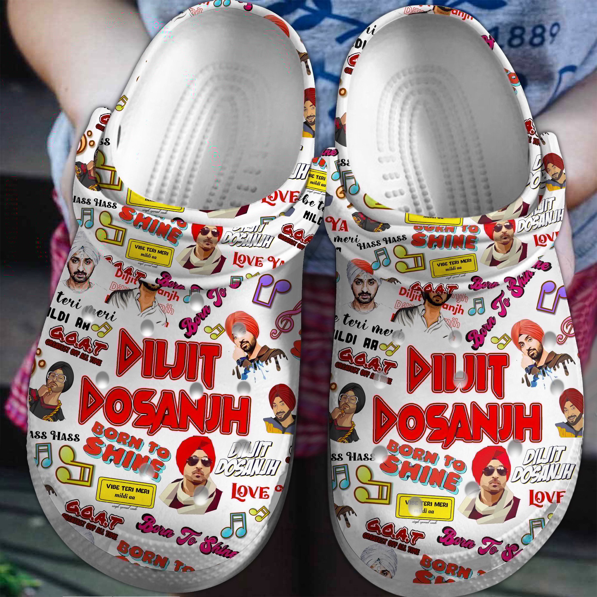 Bad Bunny Music Crocs Crocband Clogs Shoes - GNL1464579