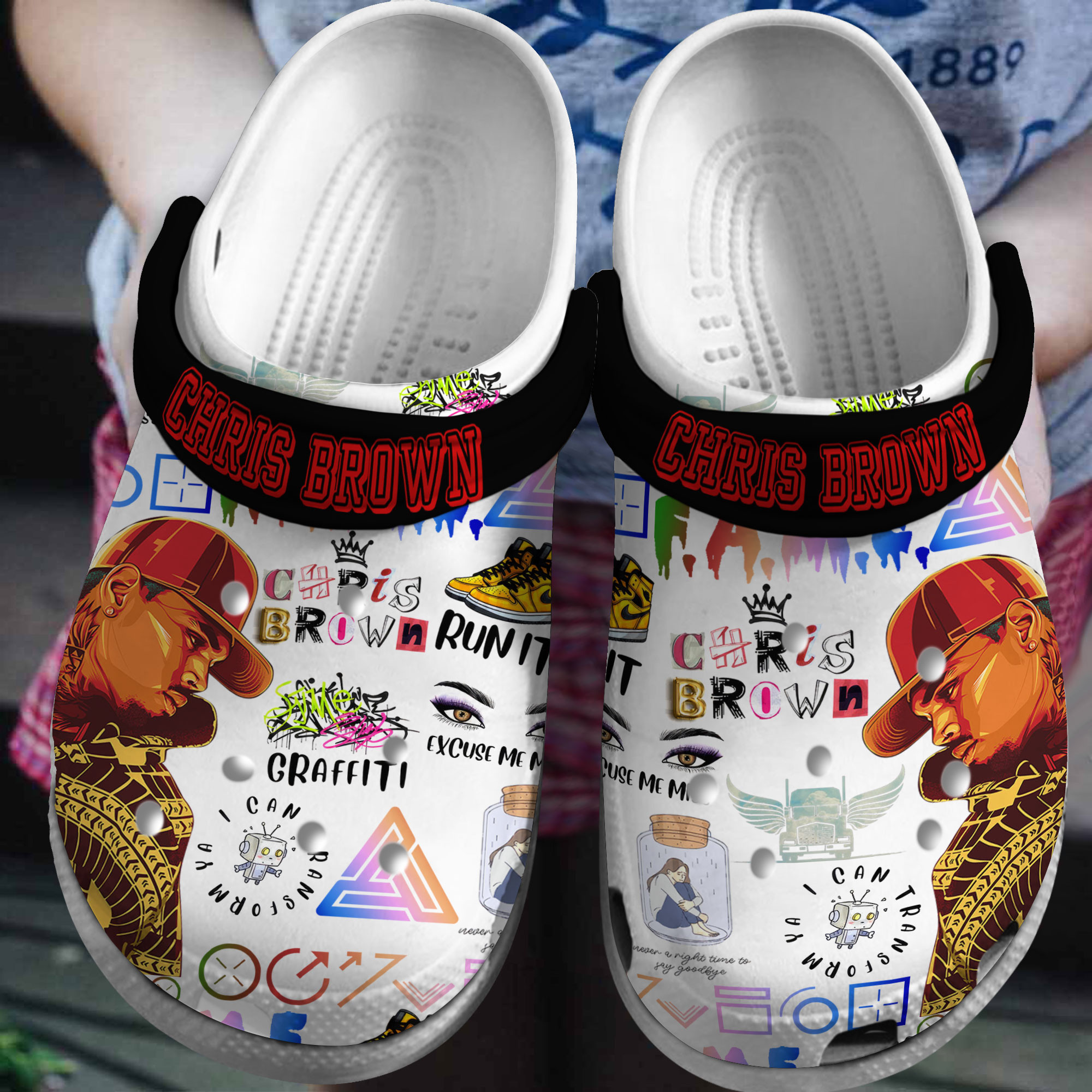 Post Malone Music Crocs Crocband Clogs Shoes - GNL1464635