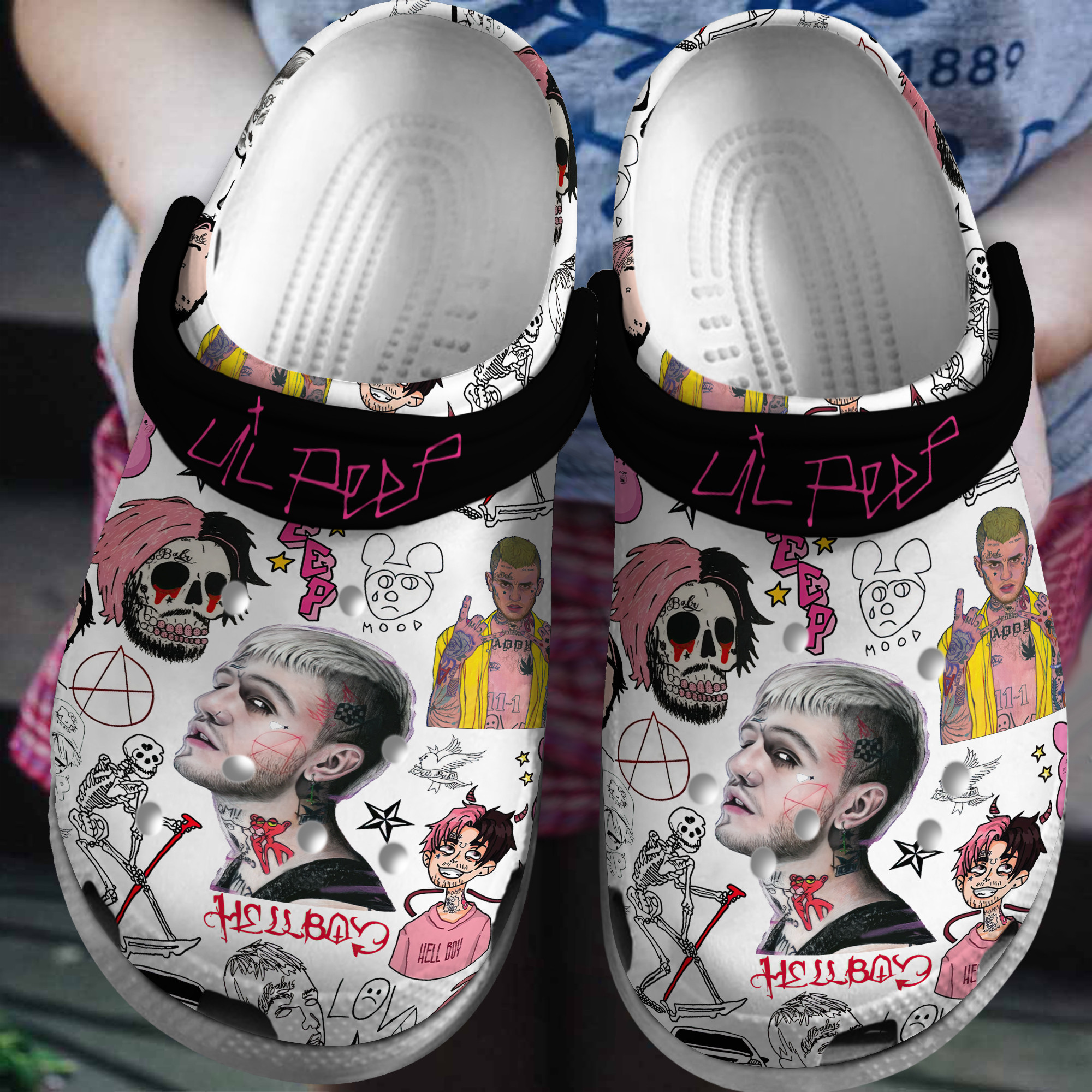 Motley Crue Music Crocs Crocband Clogs Shoes - GNL1464642
