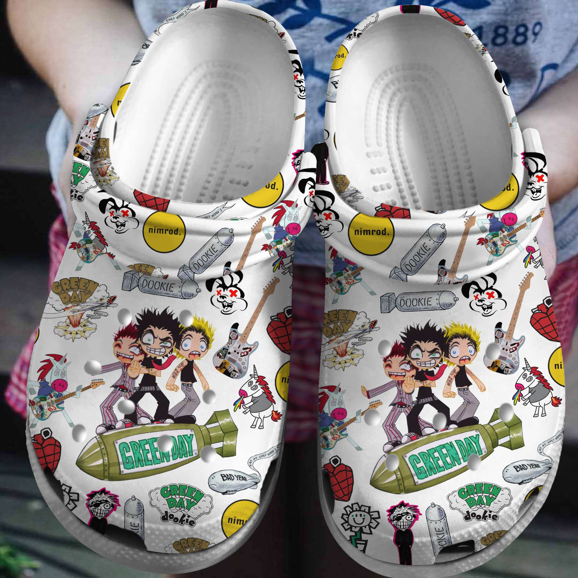 Jackson Browne Music Crocs Crocband Clogs Shoes - GNL1464666