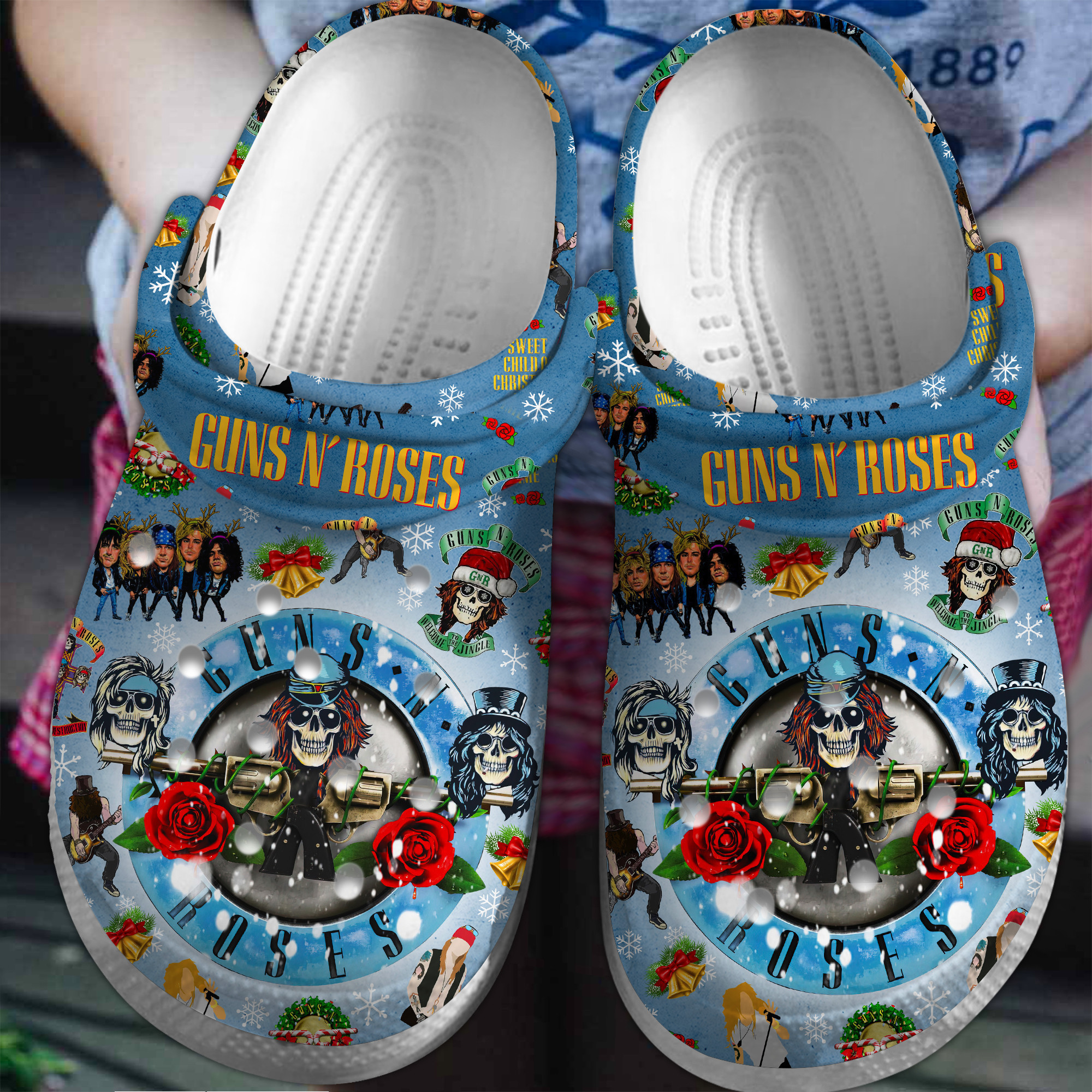Aerosmith Music Crocs Crocband Clogs Shoes - GNL1464786