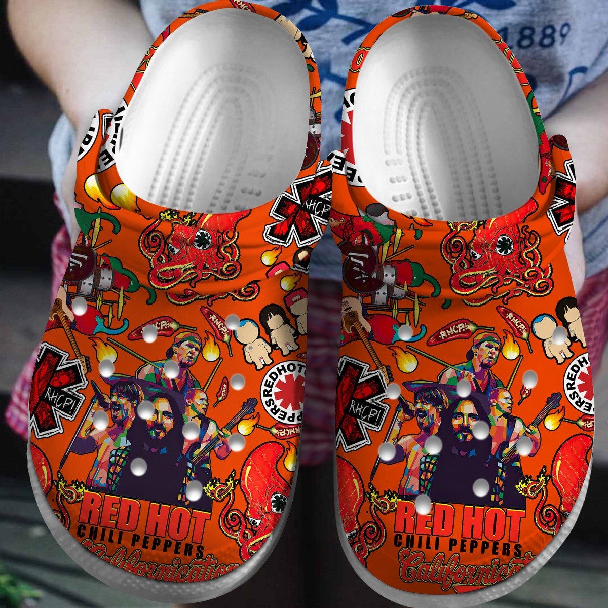 Wu Tang Clan Music Crocs Crocband Clogs Shoes - GNL1464813