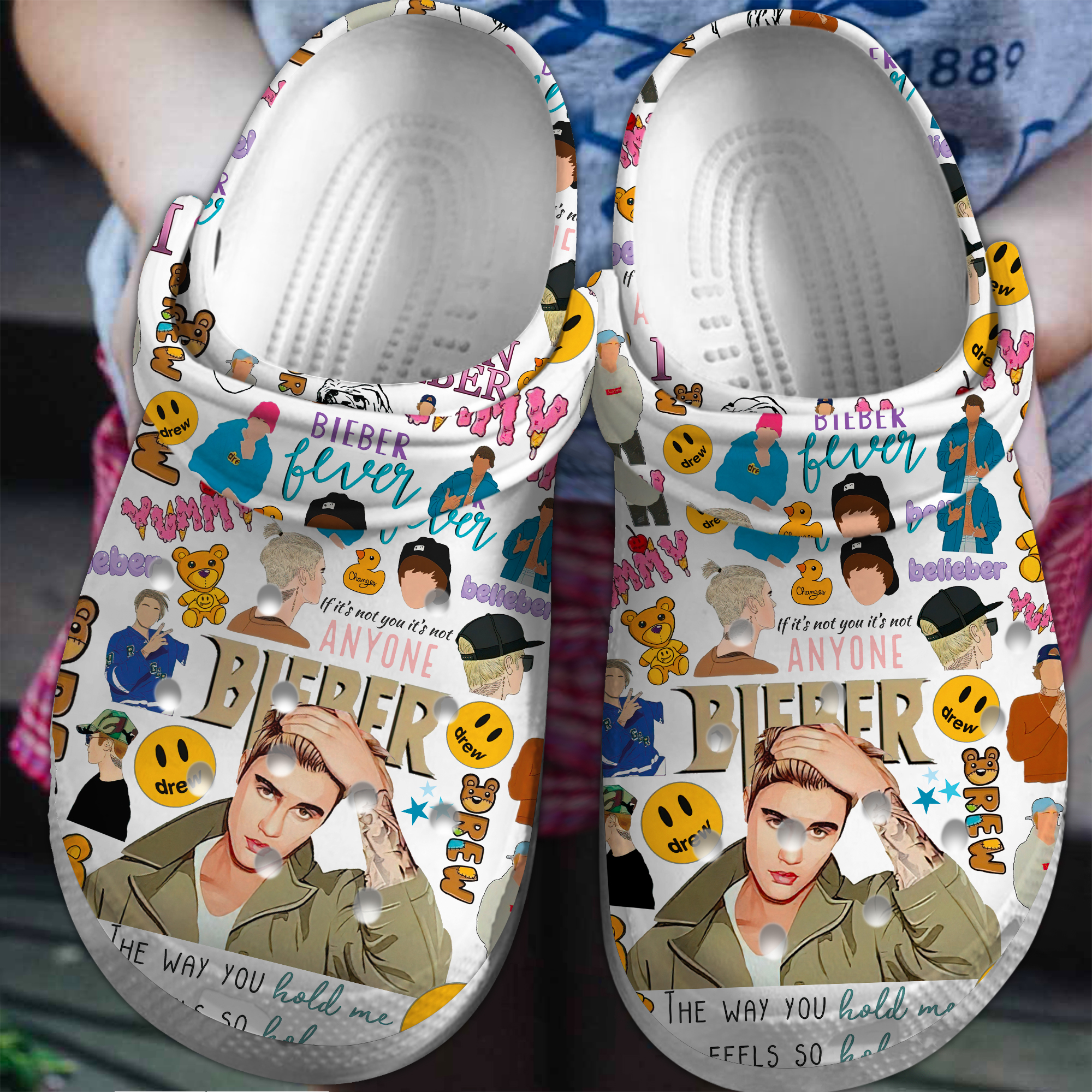 Bob Marley Music Crocs Crocband Clogs Shoes - GNL1464829