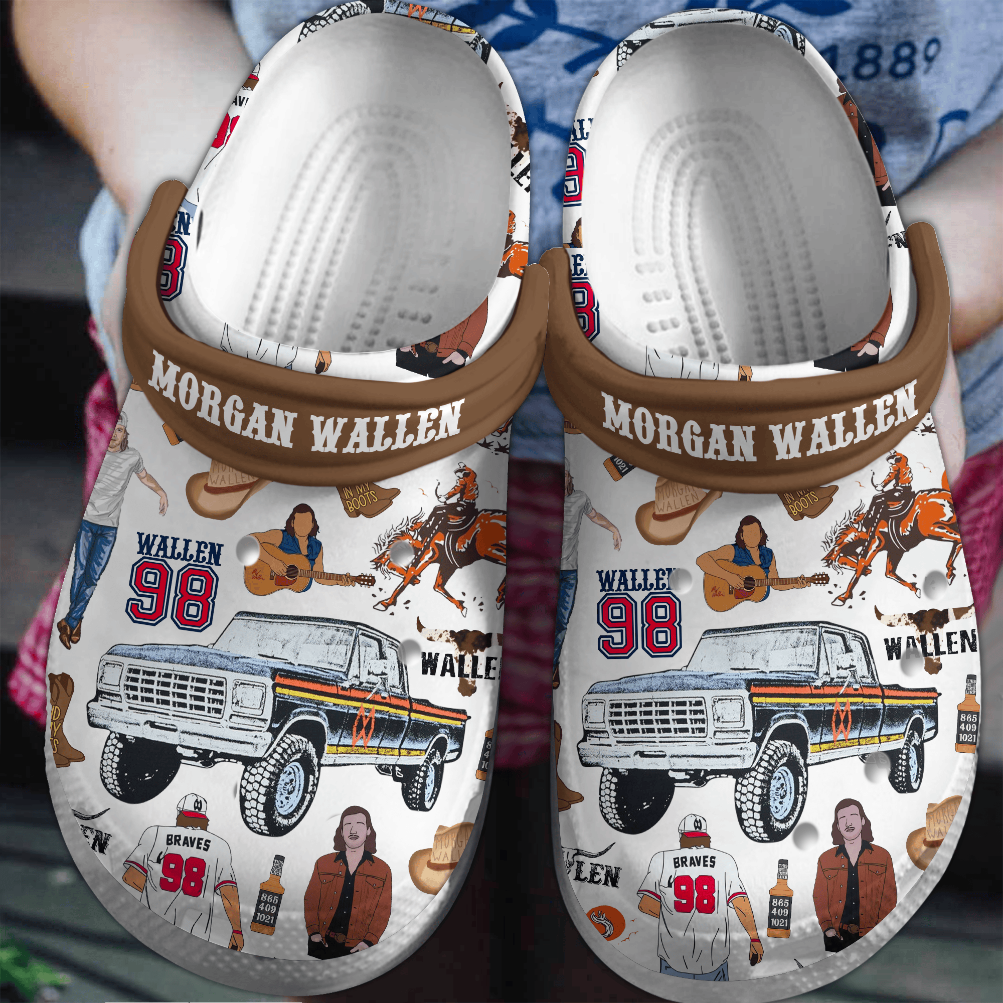 The Rolling Stones Music Crocs Crocband Clogs Shoes - GNL1464852