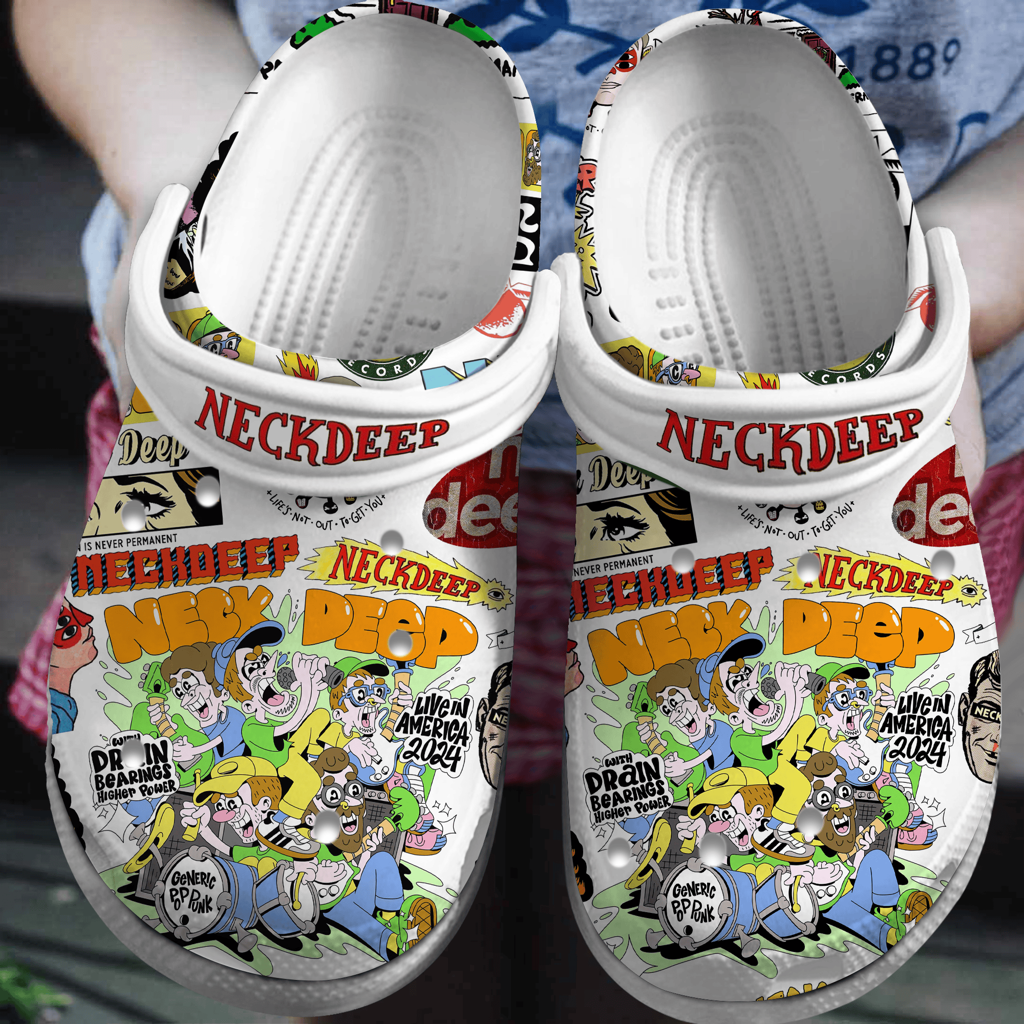 Rod Wave Music Crocs Crocband Clogs Shoes - GNL1464890