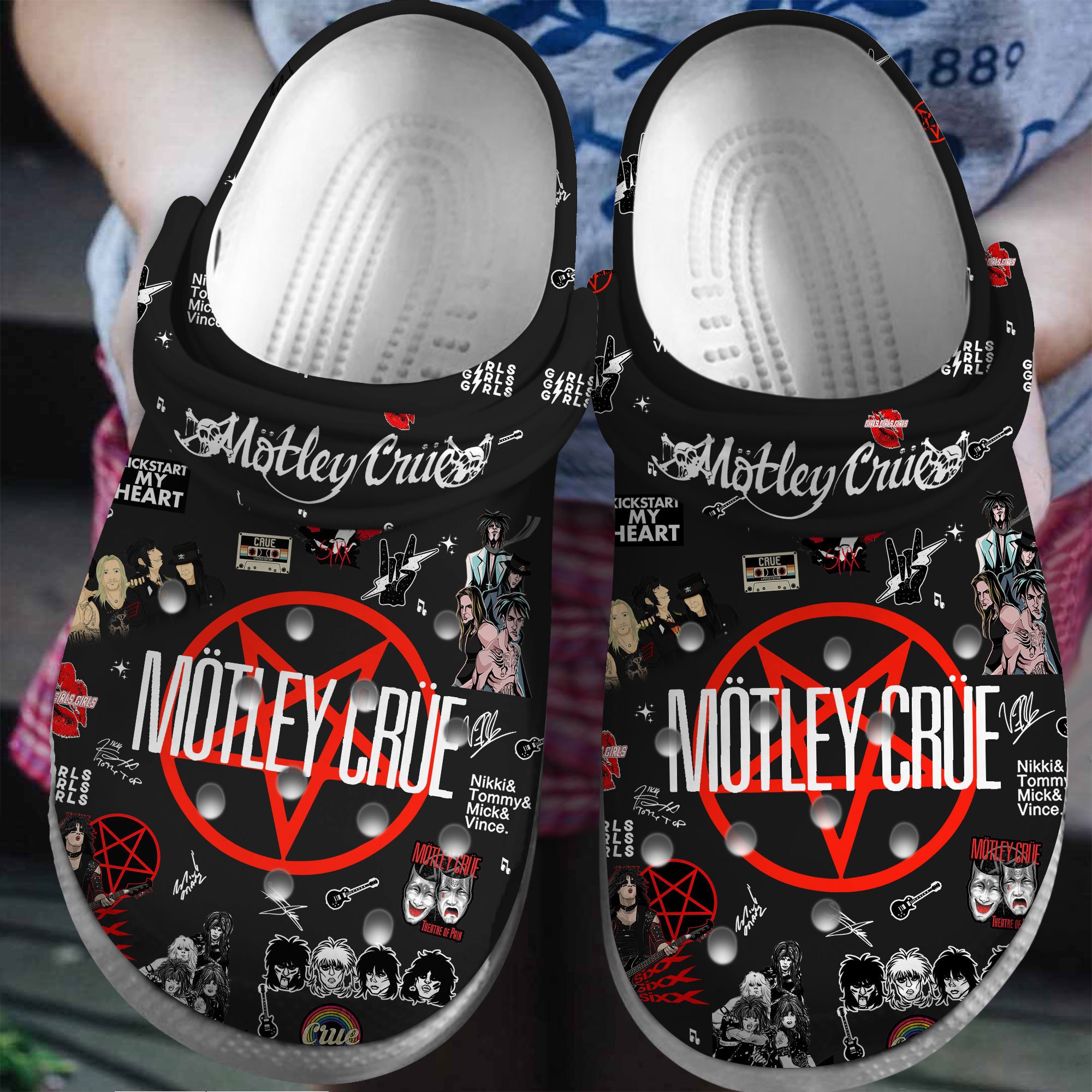 Alice Cooper Music Crocs Clogs, Alice Cooper Crocs - GNL1465042
