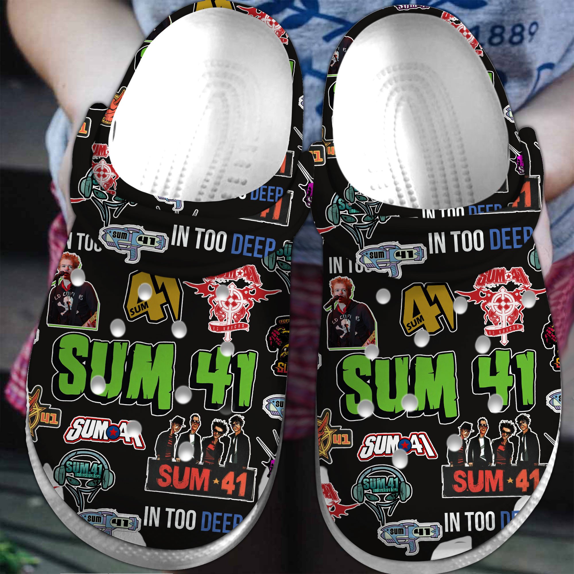 Blink 182 Music Crocs Clogs, Blink 182 Crocs - GNL1465101