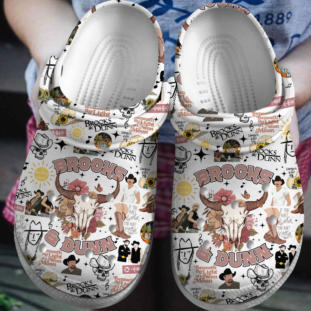 Grateful Dead Music Crocs Crocband Clogs Shoes For Men Women and Kids - GNL1465362